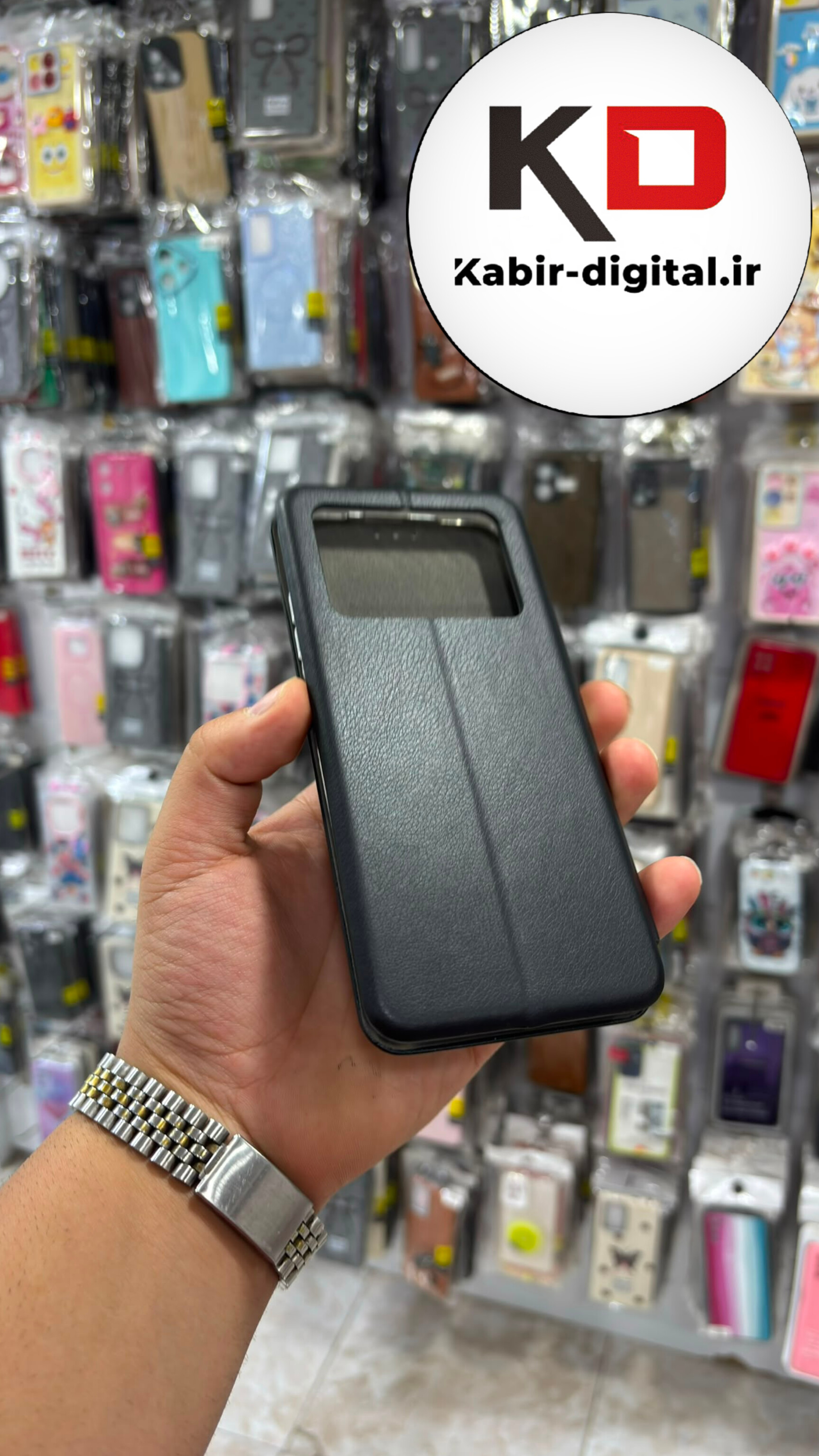 کیف گوشی poco x4 pro شیائومی مگنتی طرح چرم کتابی جاکارتی دار محافظ لنزدار مشکی
