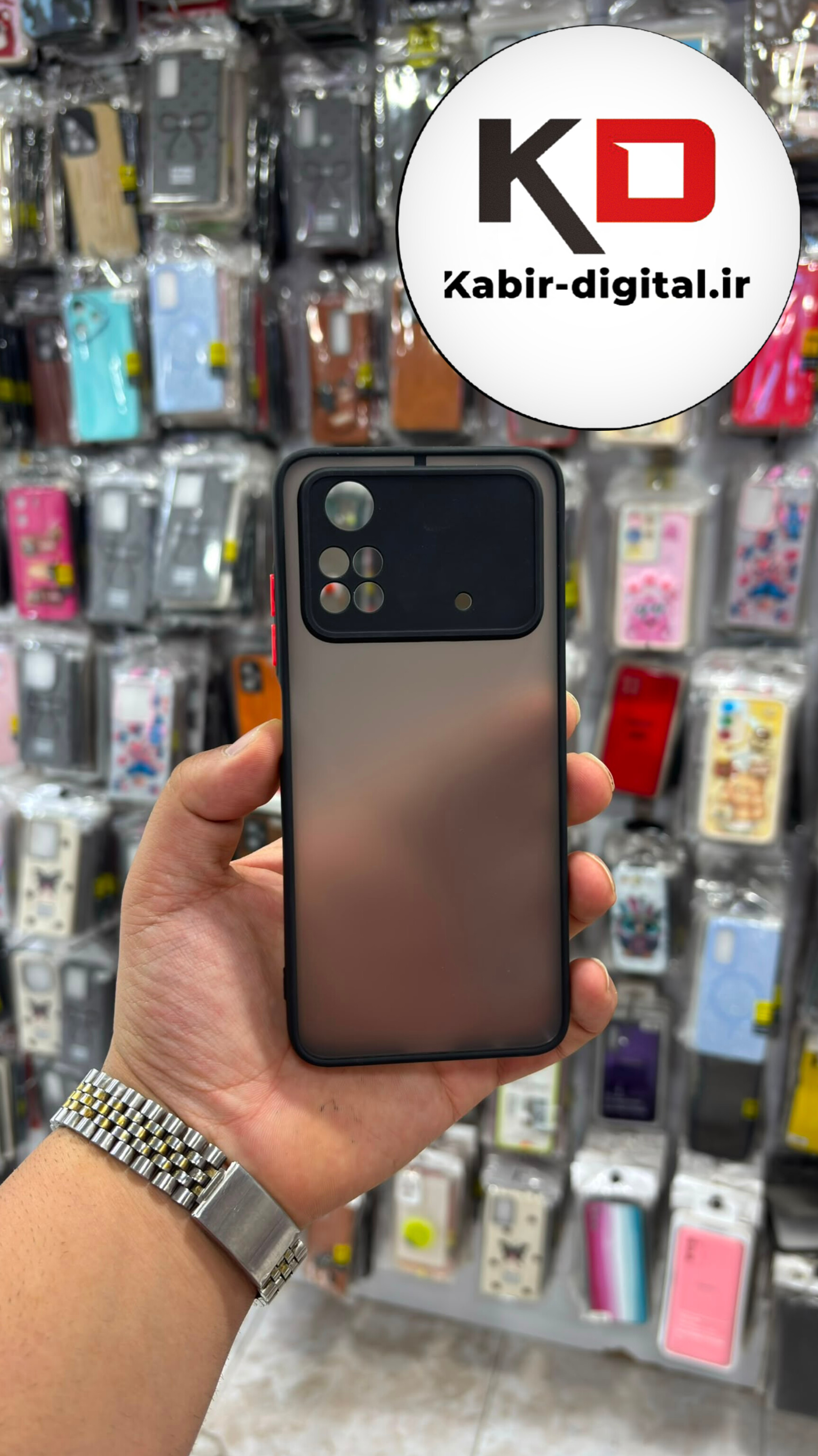 قاب گوشی  POCO X4 Pro شیائومی پشت مات دور رنگی سیلیکونی محافظ لنزدار مشکی