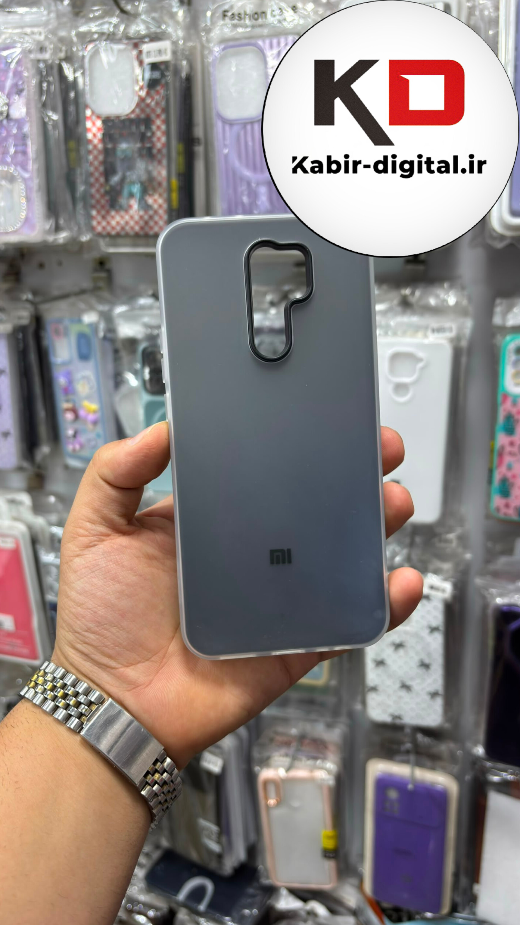 قاب گوشی Redmi Note  شیائومی Pastel Case پاستلی لوگو دار ضد ضربه لنز برجسته مشکی