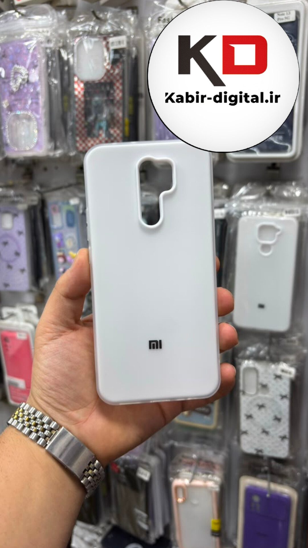 قاب گوشی Redmi Note 9 شیائومی Pastel Case پاستلی لوگو دار ضد ضربه لنز برجسته سفید