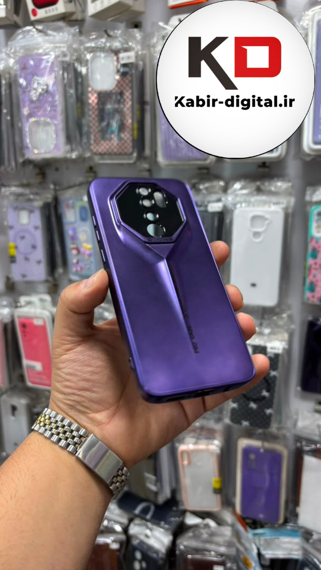قاب گوشی Redmi Note 8 Pro شیائومی طرح  سری Porsche Design پورش دیزاین Hard LUXURY محافظ لنز دار بنفش