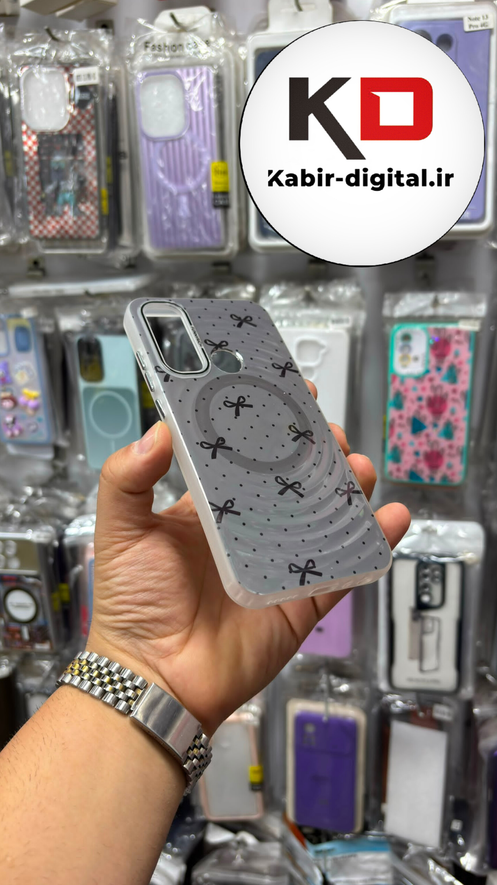 قاب گوشی Redmi Note 8 شیائومی اورجینال SO COOL سوکول لنز کرومی براق طرح مگ سیف کرکره ایی پاپیونی طوسی