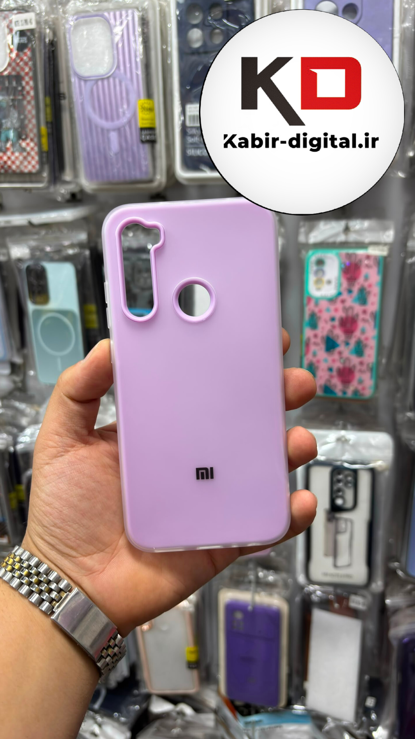 قاب گوشی Redmi Note 8 شیائومی Pastel Case پاستلی لوگو دار ضد ضربه لنز برجسته یاسی