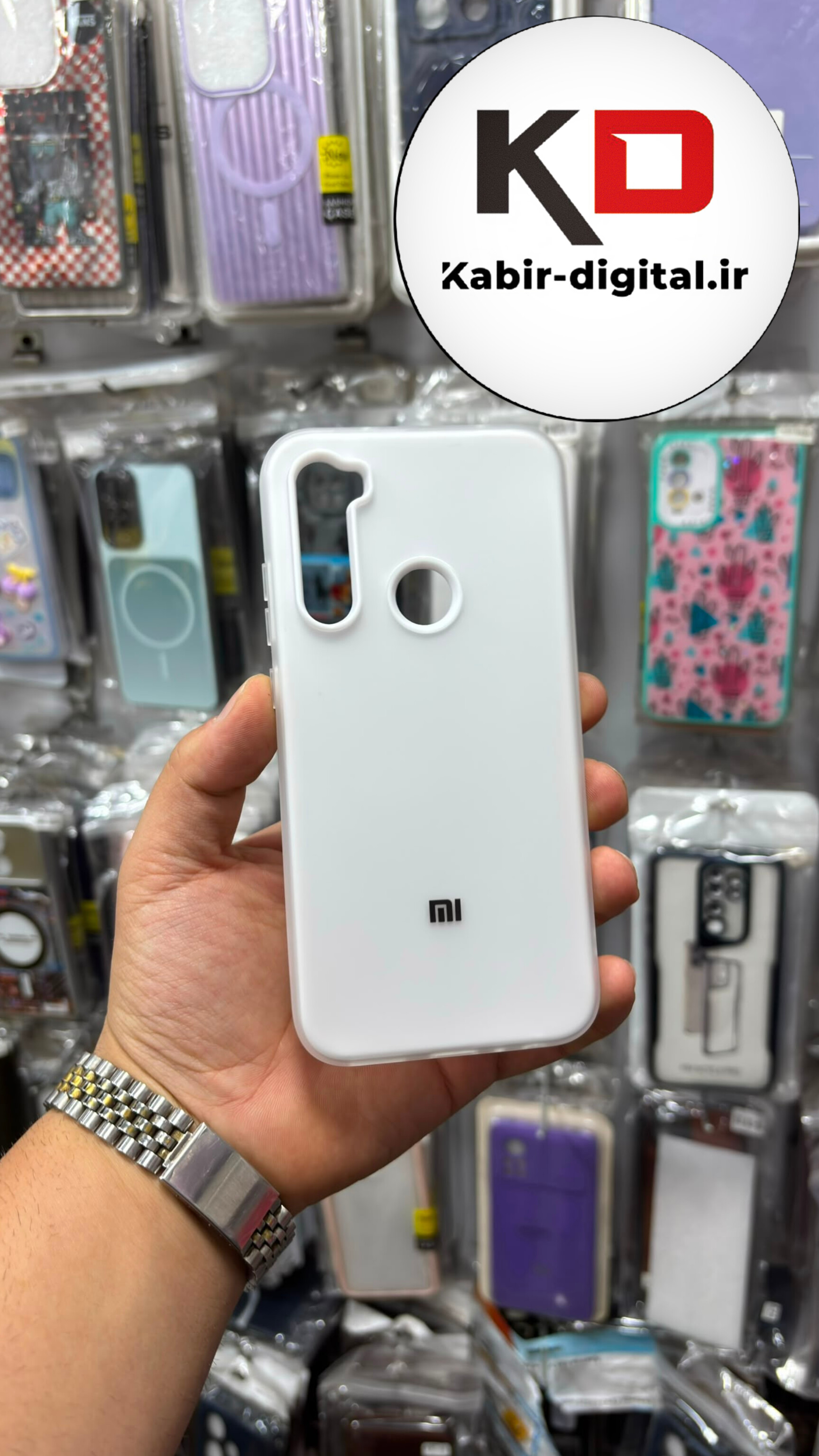قاب گوشی Redmi Note 8 شیائومی Pastel Case پاستلی لوگو دار ضد ضربه لنز برجسته سفید