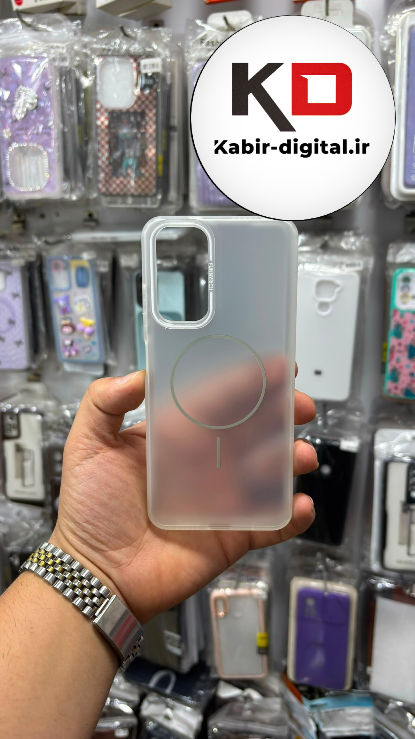 قاب گوشی Redmi Note 12s/ Note 11 / Note 11s شیائومی Pastel Case پاستلی  طرح مگ سیف Magsafe مات لنز رنگی سفید