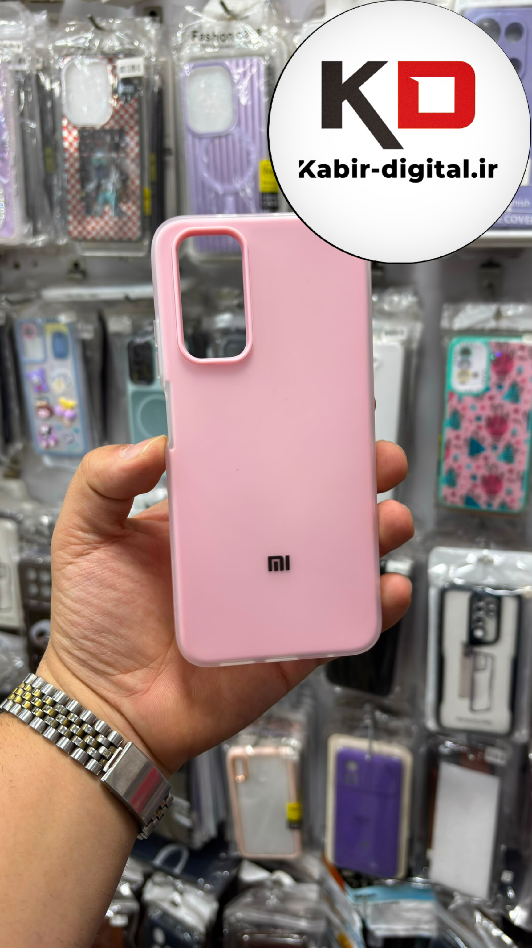 قاب گوشی Redmi Note 12s/ Note 11 / Note 11s شیائومی Pastel Case پاستلی لوگو دار ضد ضربه لنز برجسته صورتی