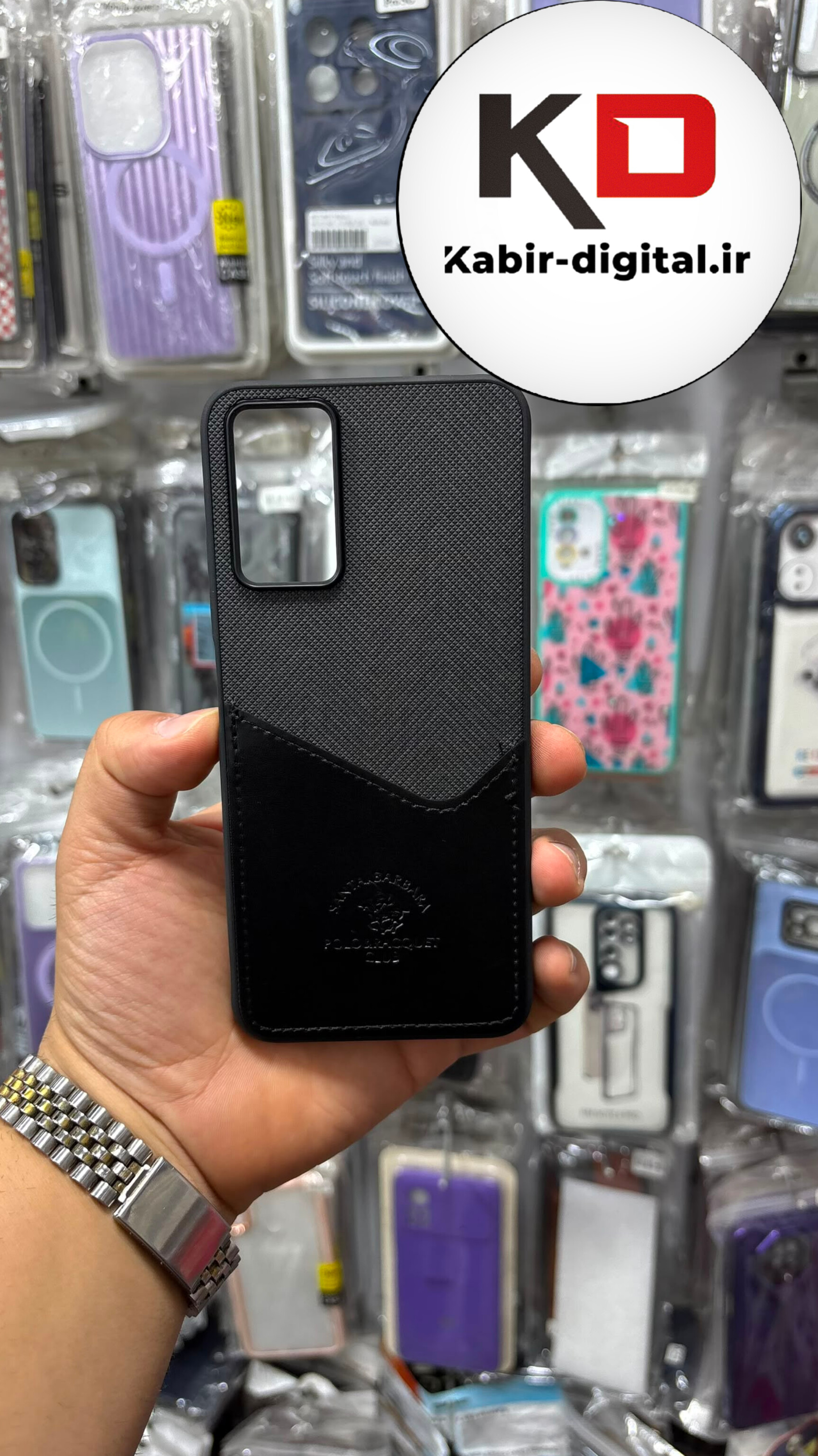 قاب گوشی Redmi Note 12s/ Note 11 / Note 11s شیائومی طرح دو تیکه مخمل چرمی کلاسیک HARD چرمی پولو PULO جاکارتی دار چرمی مشکی