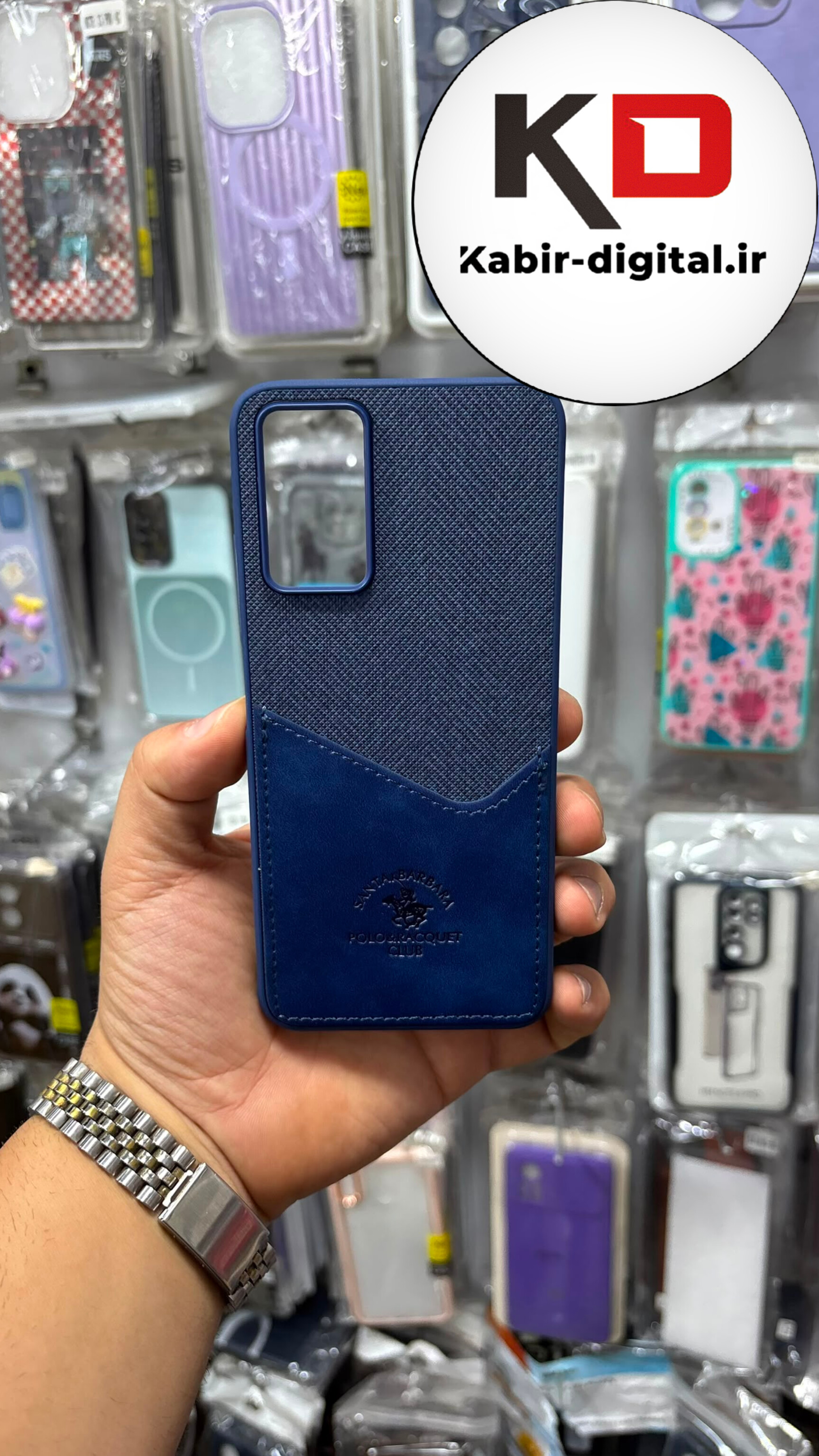 قاب گوشی Redmi Note 12s/ Note 11 / Note 11s شیائومی طرح دو تیکه مخمل چرمی کلاسیک HARD چرمی پولو PULO جاکارتی دار چرمی سرمه ایی
