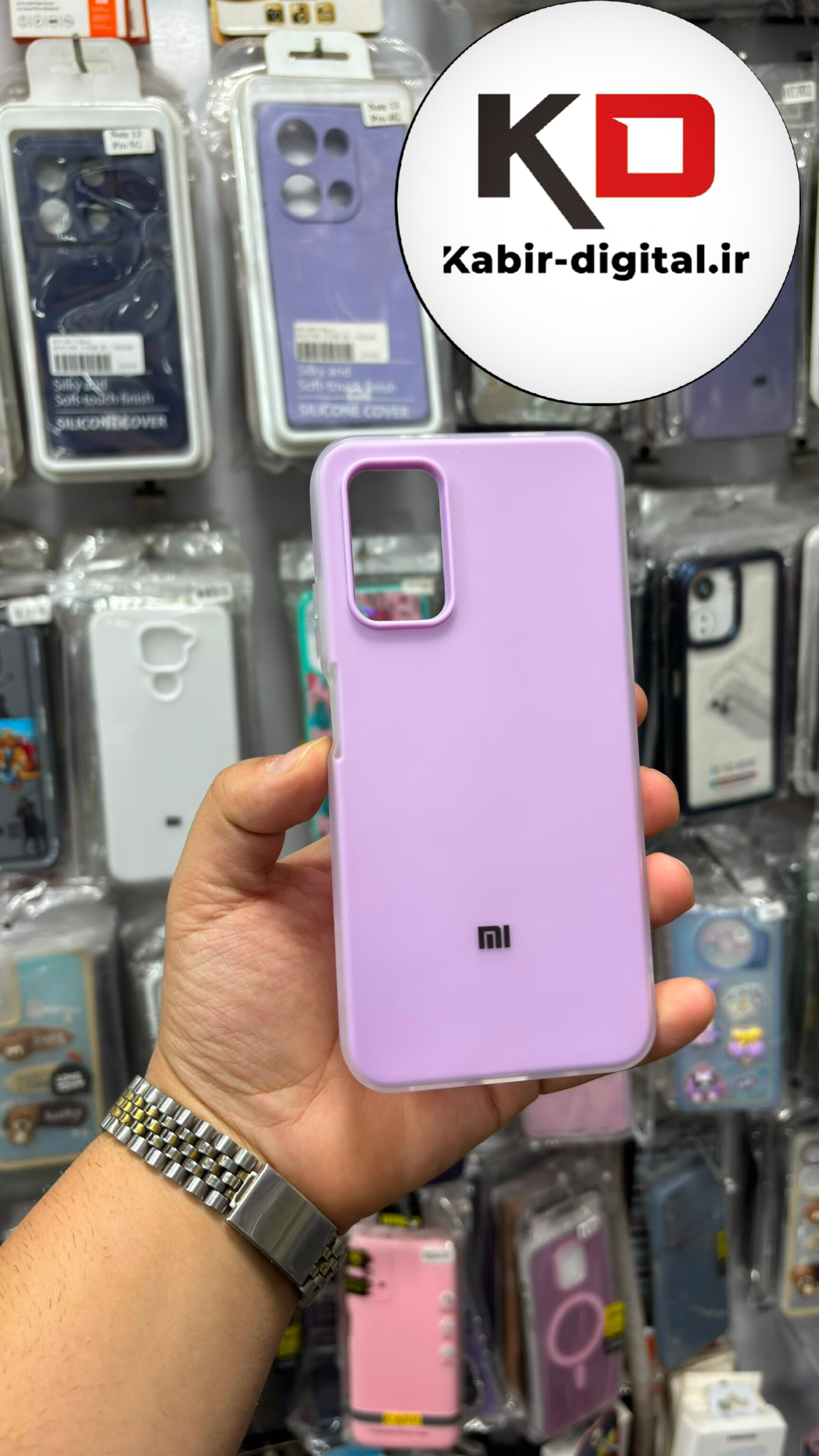 قاب گوشی  Poco M3 شیائومی Pastel Case پاستلی لوگو دار ضد ضربه لنز برجسته یاسی