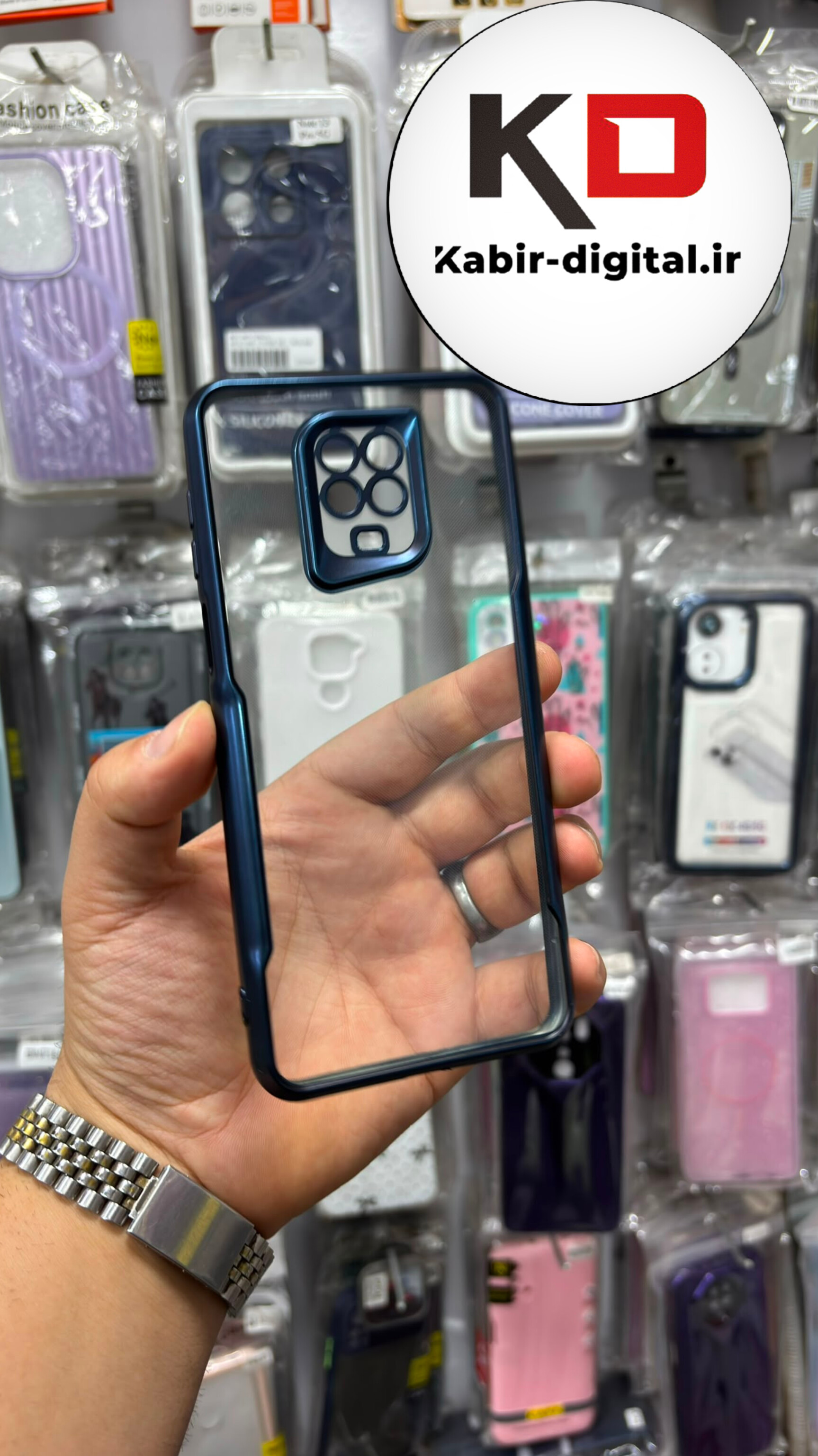 قاب گوشی Redmi Note 9 / Note 9 Pro شیائومی ژله ای New Zone شفاف لاکچری سرمه ایی