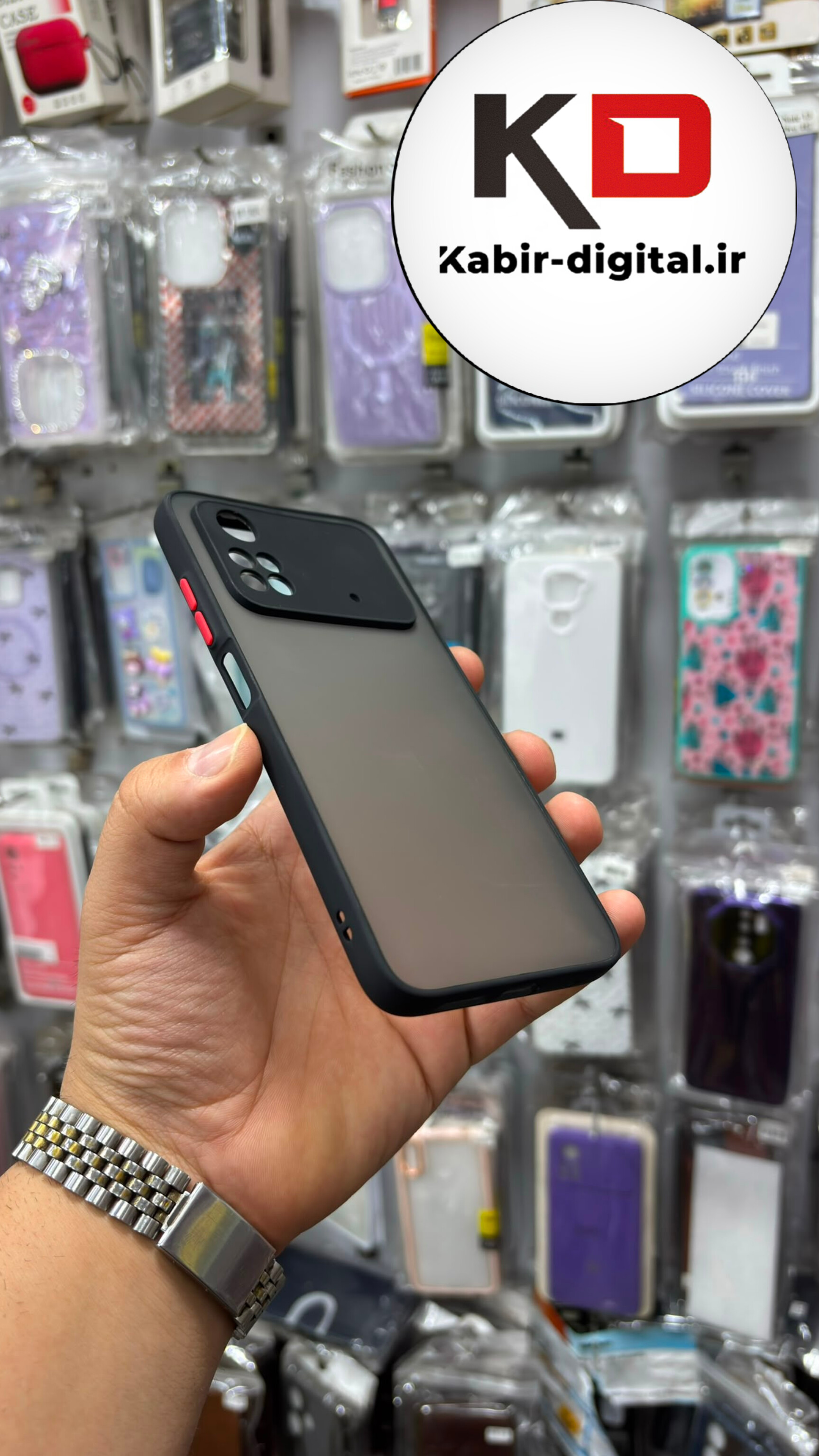 قاب گوشی POCO M4 Pro 4g شیائومی پشت مات دور رنگی سیلیکونی محافظ لنزدار مشکی