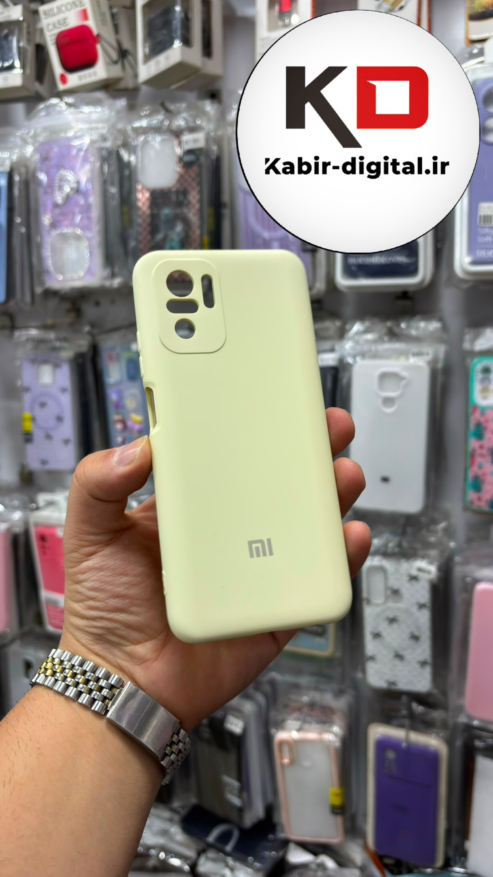قاب گوشی Redmi Note 10 / Note 10s / POCO M5s شیائومی سیلیکونی  اورجینال درجه یک زیر بسته داخل پارچه محافظ لنزدار زرد کره ایی