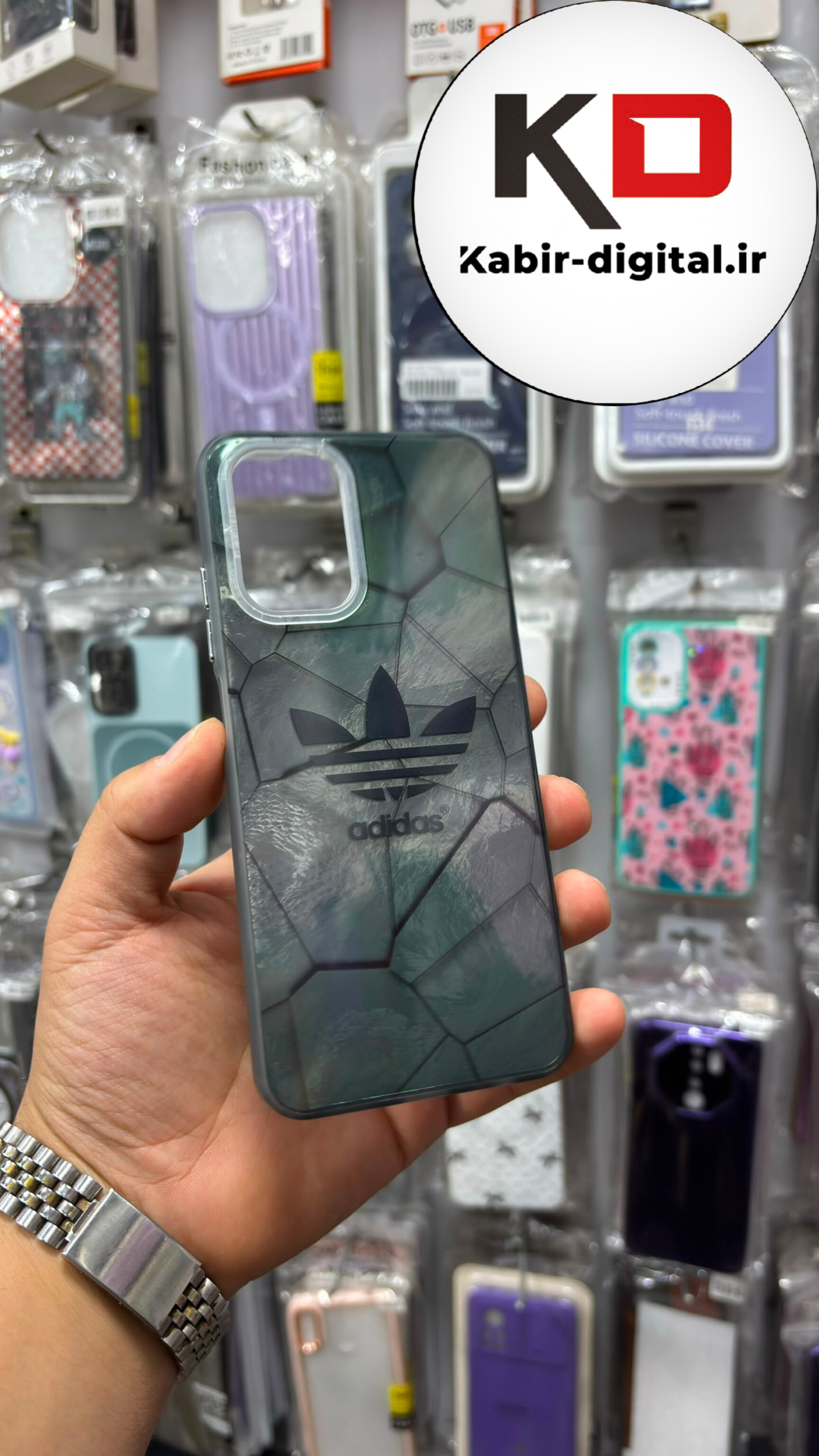 قاب گوشی Redmi Note 10 / Note 10s / POCO M5s شیائومی اورجینال SO COOL سوکول لنز کرومی براق طرح آدیداس