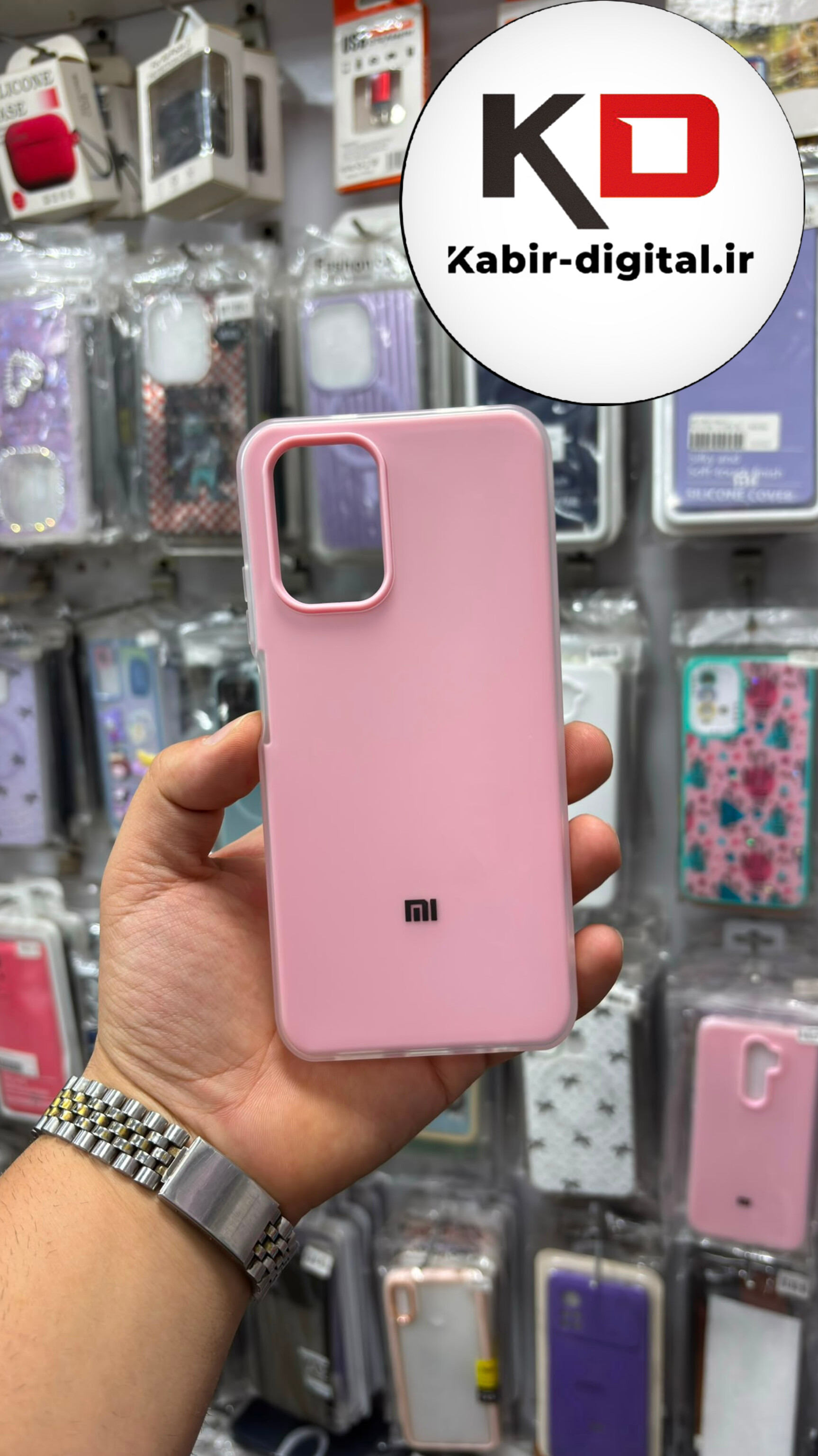 قاب گوشی Redmi Note 10 / Note 10s / POCO M5s شیائومی Pastel Case پاستلی لوگو دار ضد ضربه لنز برجسته صورتی