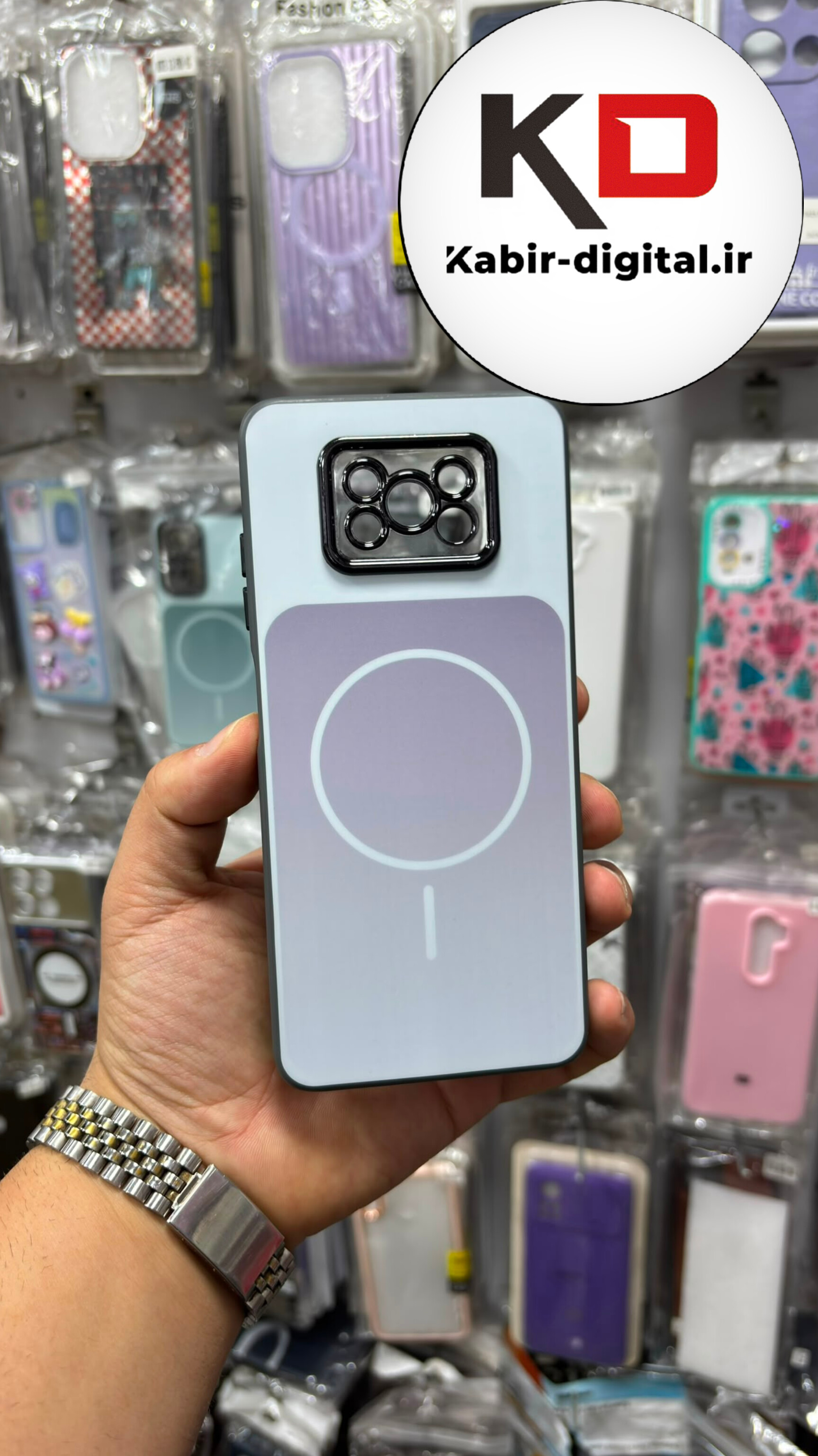 قاب گوشی Poco X3 / Poco X3 NFC / Poco X3 Pro شیائومی طرح PVD مدل AUTO FOCUS محافظ لنز دار سفید