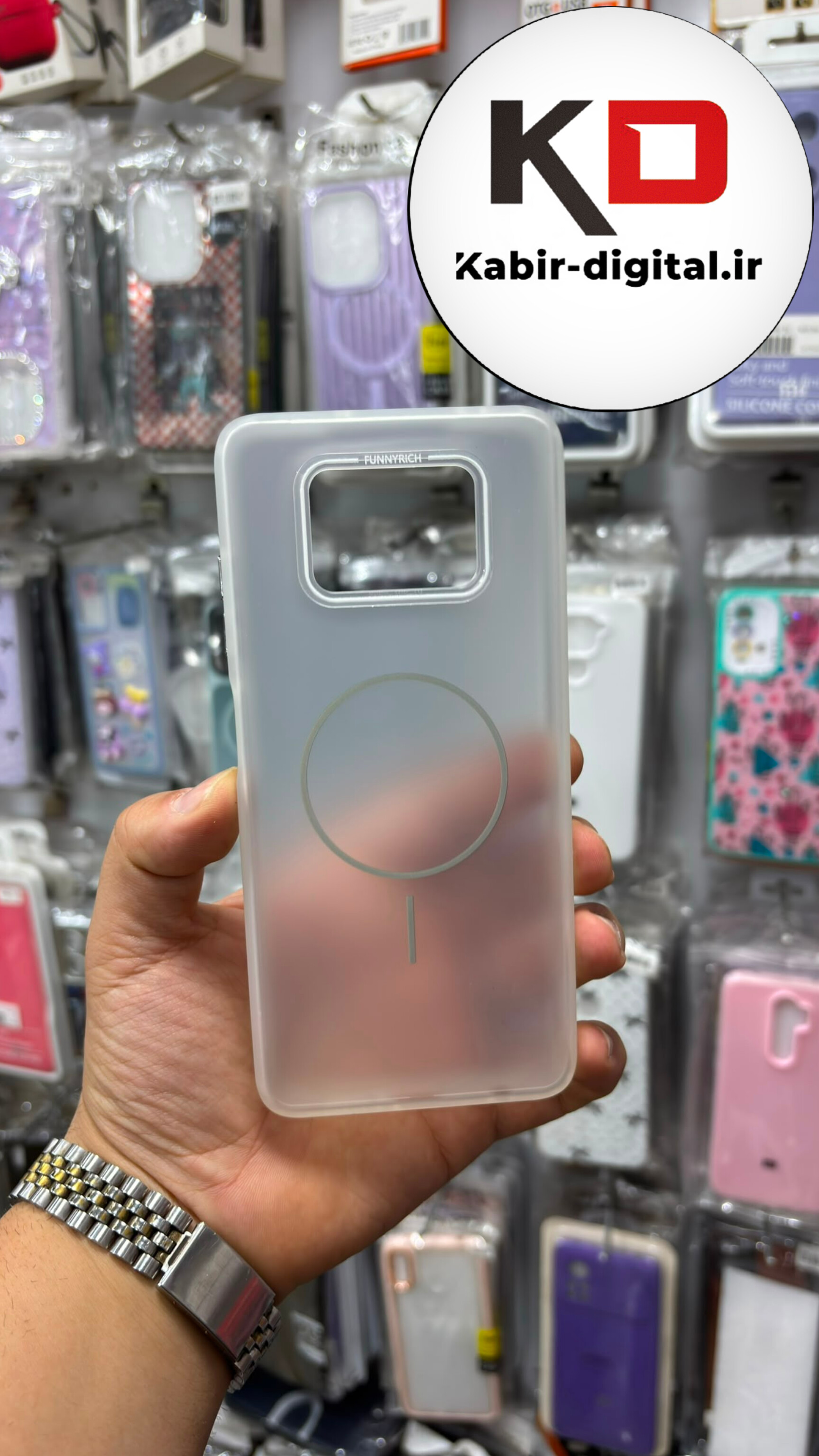 قاب گوشی Poco X3 / Poco X3 NFC / Poco X3 Pro شیائومی Pastel Case پاستلی  طرح مگ سیف Magsafe مات لنز رنگی سفید