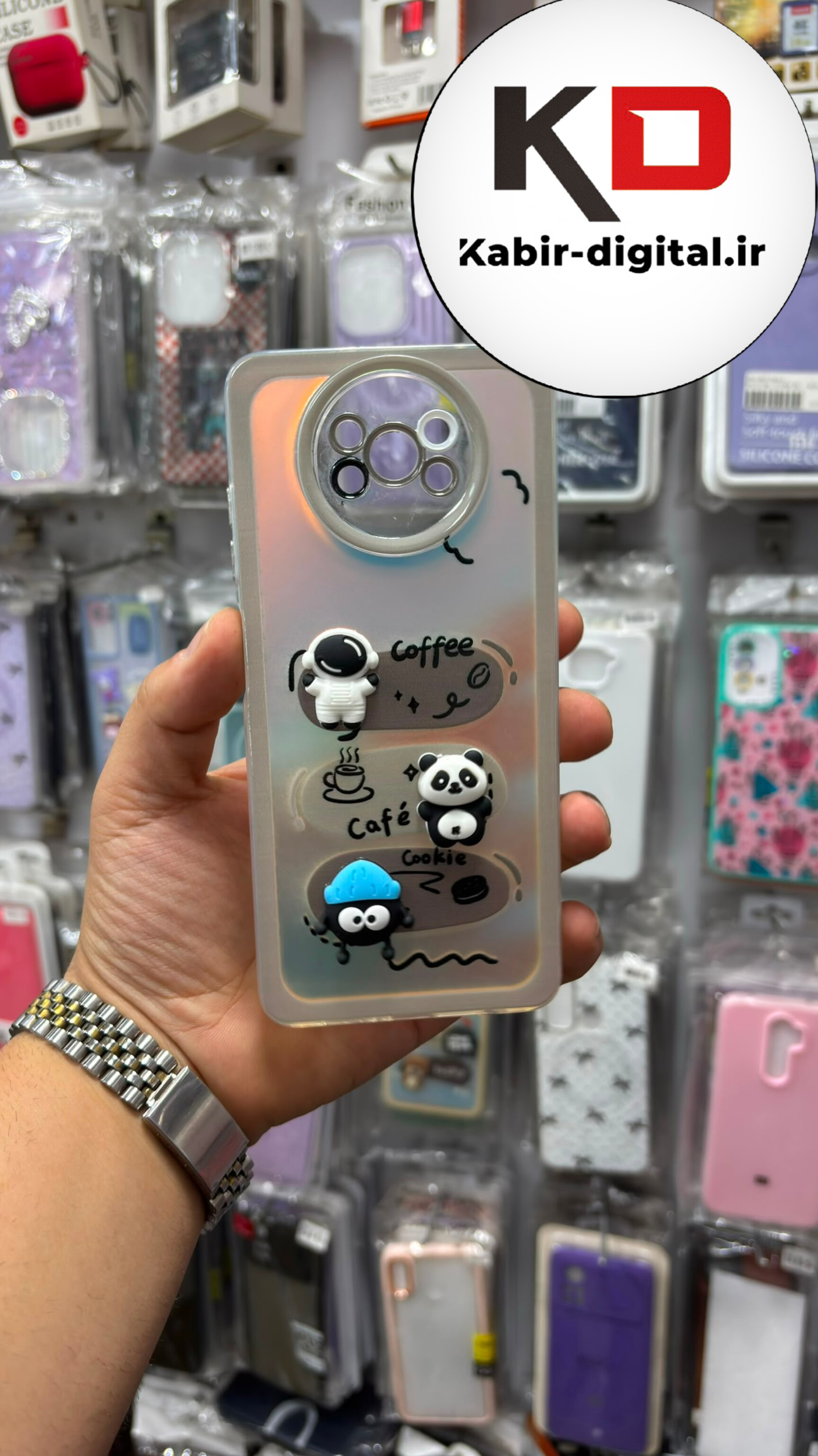 قاب گوشی Poco X3 / Poco X3 Pro شیائومی ژله ای شفاف سه بعدی عروسکی فانتزی پاندا