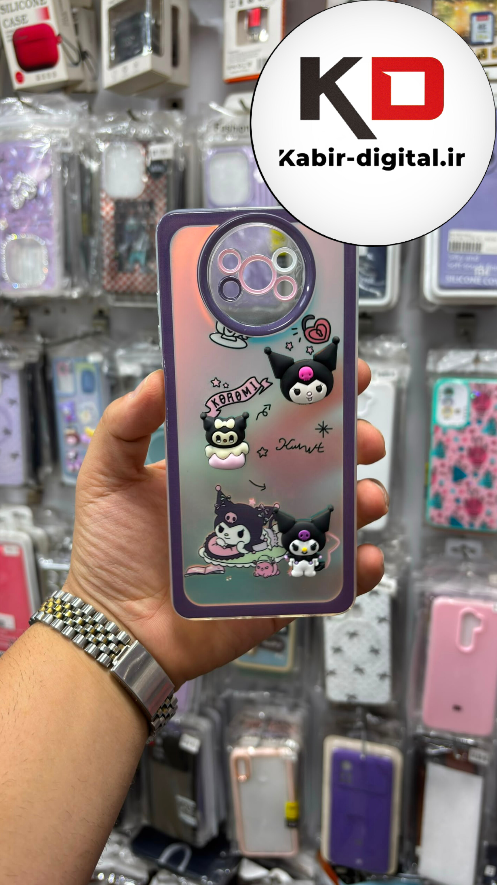 قاب گوشی Poco X3 / Poco X3 Pro شیائومی ژله ای شفاف سه بعدی عروسکی فانتزی کرومی
