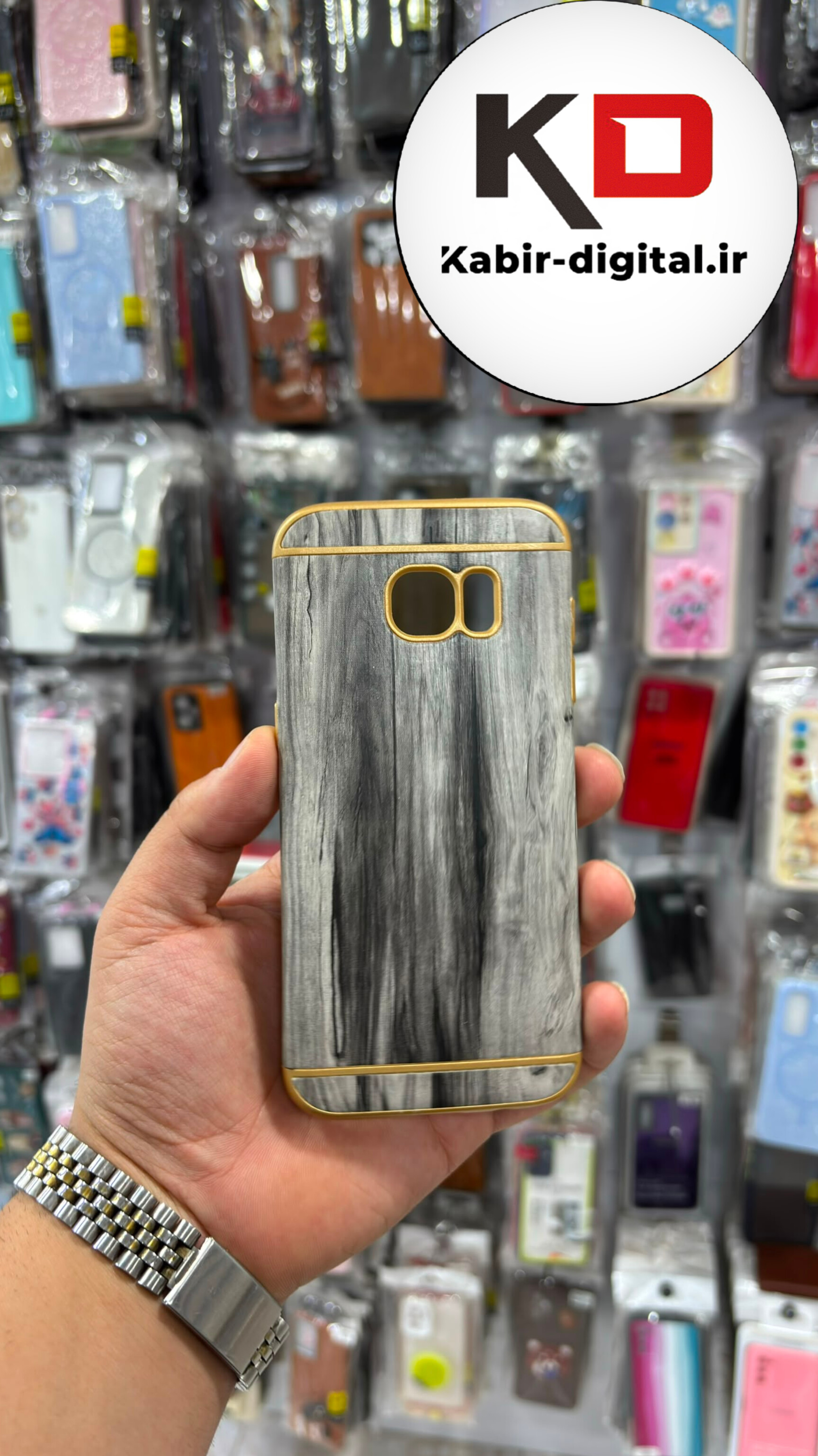 قاب گوشی Galaxy S7 edge سامسونگ طرح فانتزی ساده محافظ لنزدار