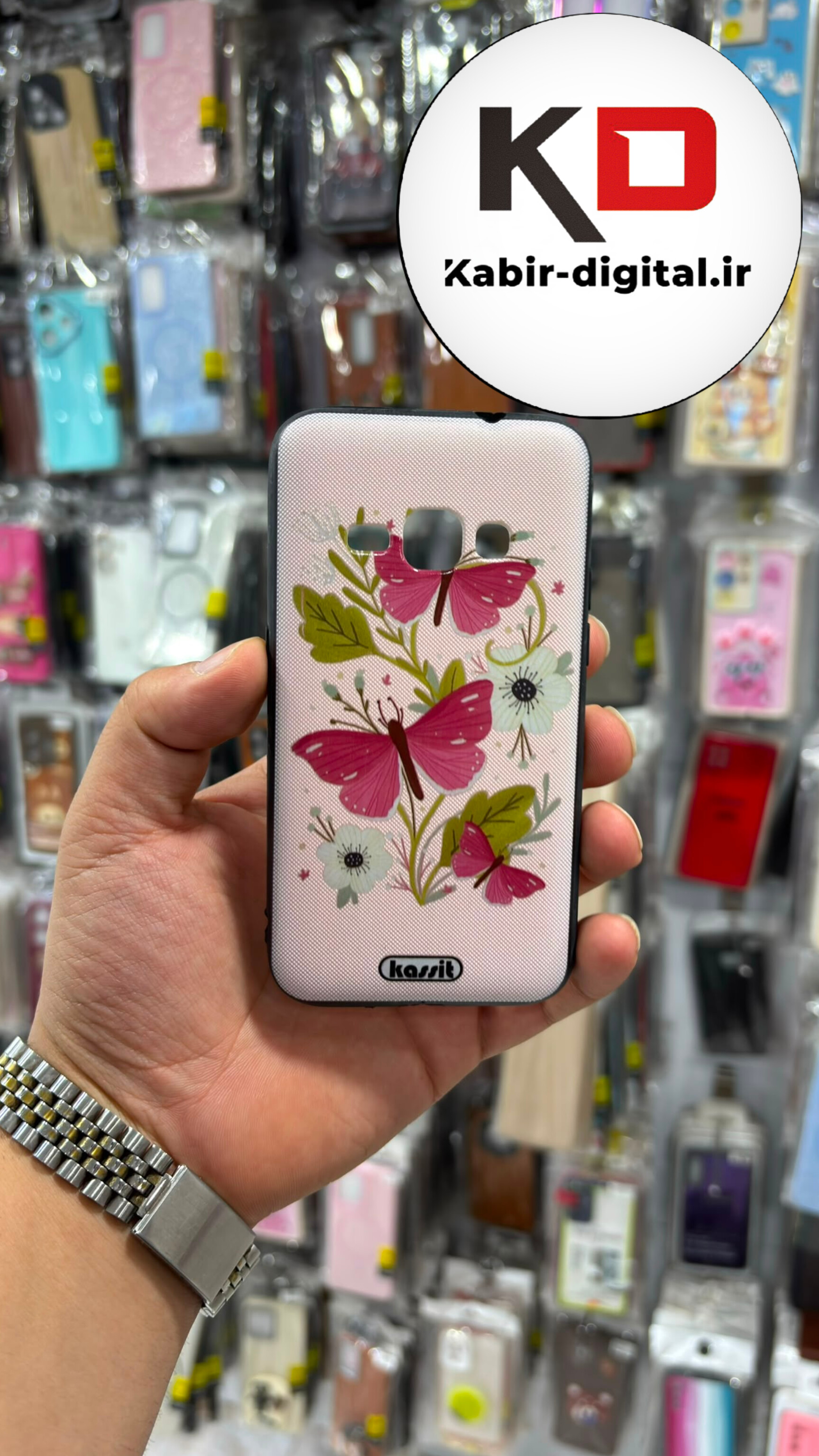 قاب گوشی Galaxy J1 2016 سامسونگ فانتزی سوزنی دور سیلیکونی طرحدار محافظ لنزدار