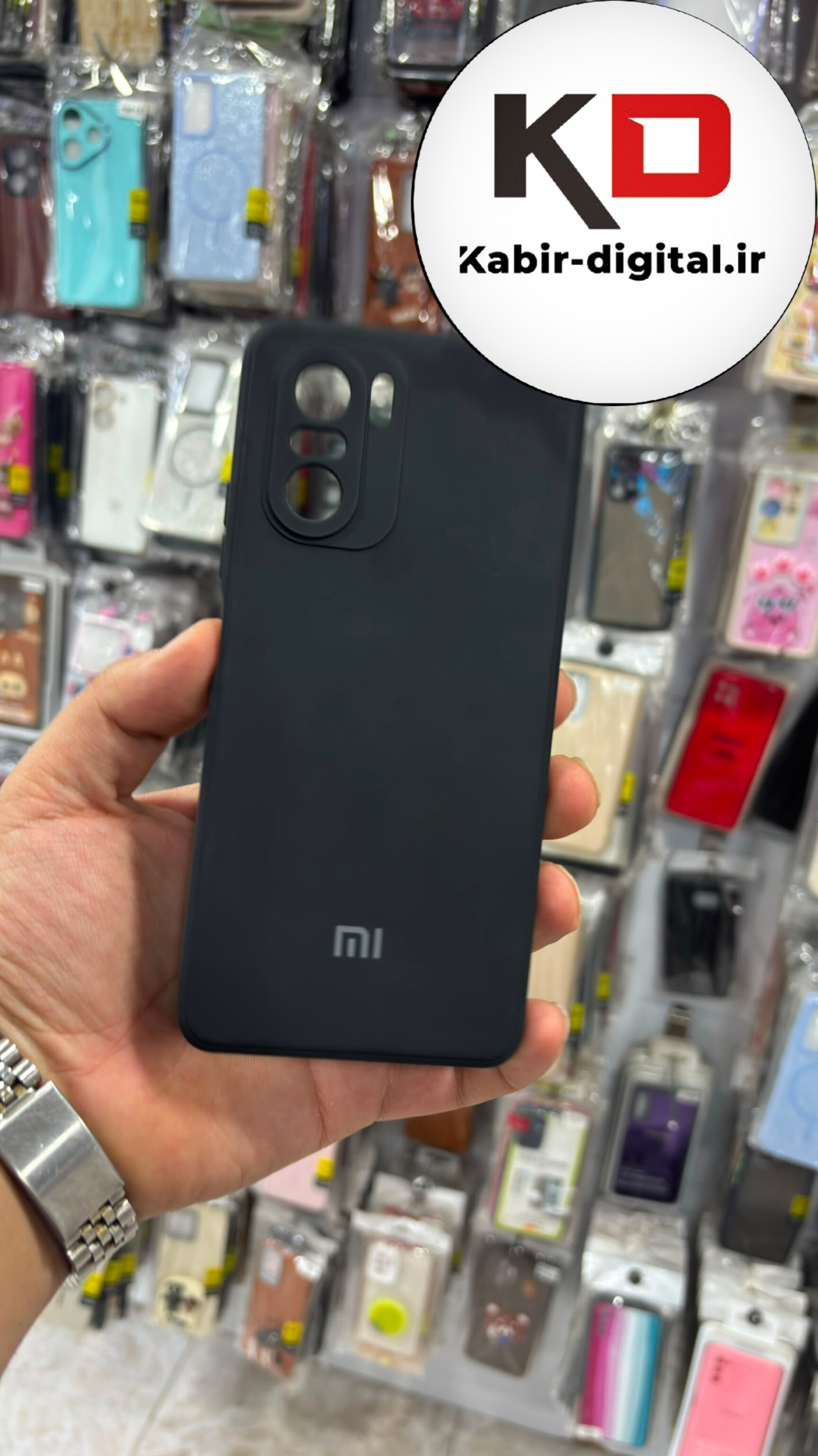 قاب گوشی Redmi K40 / POCO F3 شیائومی سیلیکونی درجه یک داخل پارچه  محافظ لنزدار