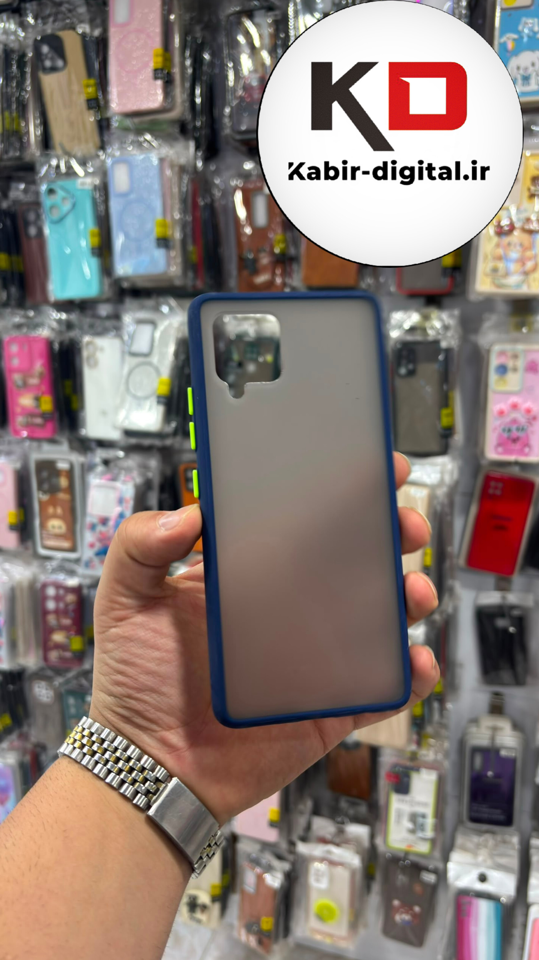 قاب گوشی Galaxy A42 سامسونگ پشت مات دور رنگی سیلیکونی محافظ لنزدار