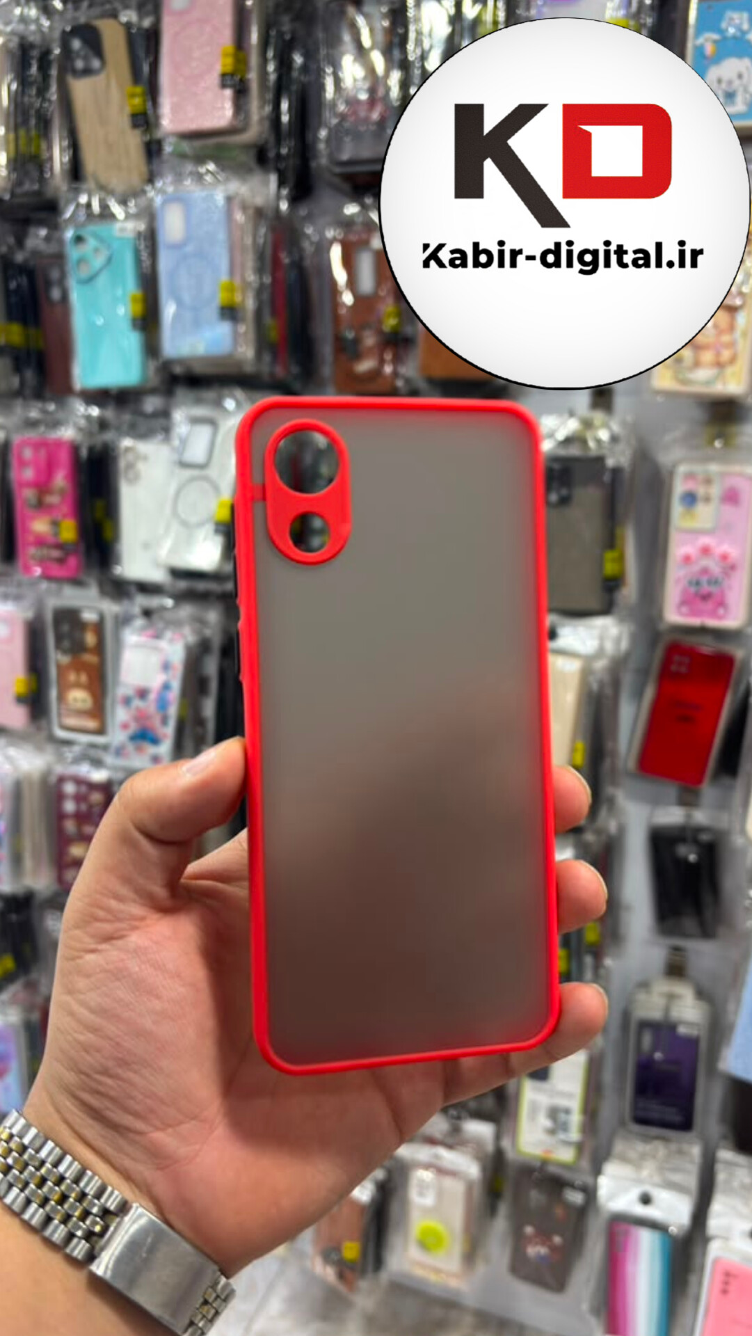 قاب گوشی Galaxy A03 Core سامسونگ پشت مات دور رنگی سیلیکونی محافظ لنزدار