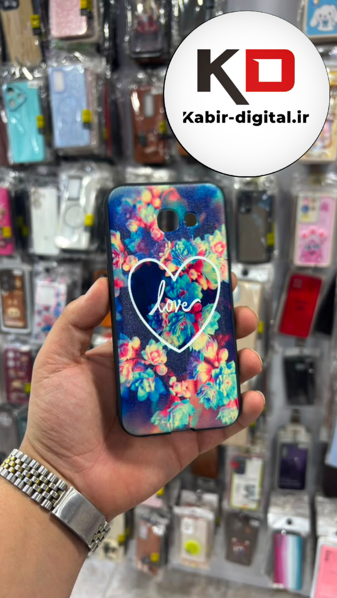 قاب گوشی Galaxy A520  / A5 2017 سامسونگ طرح فانتزی سوزنی  محافظ لنزدار طرحدار