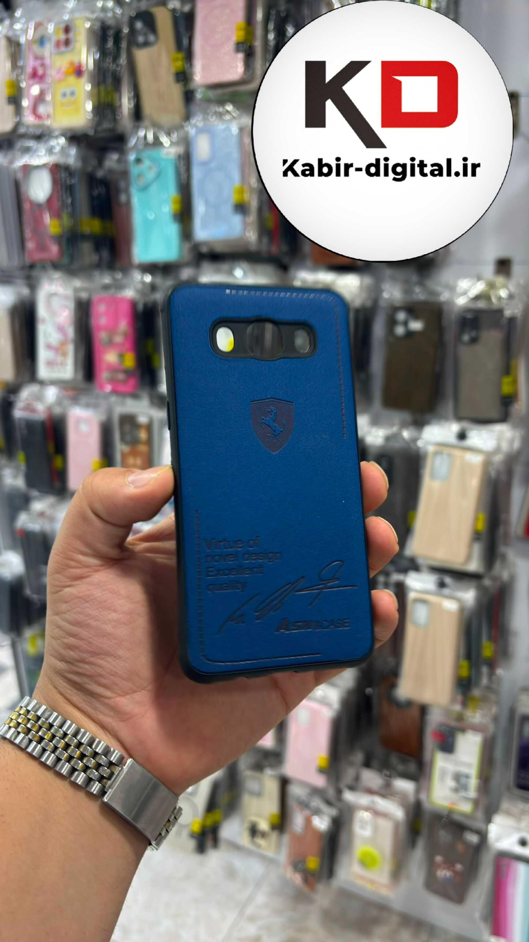 قاب گوشی Galaxy J510 / J5 2016 سامسونگ طرح چرمی کلاسیک چرمی پولو PULO محافظ لنزدار