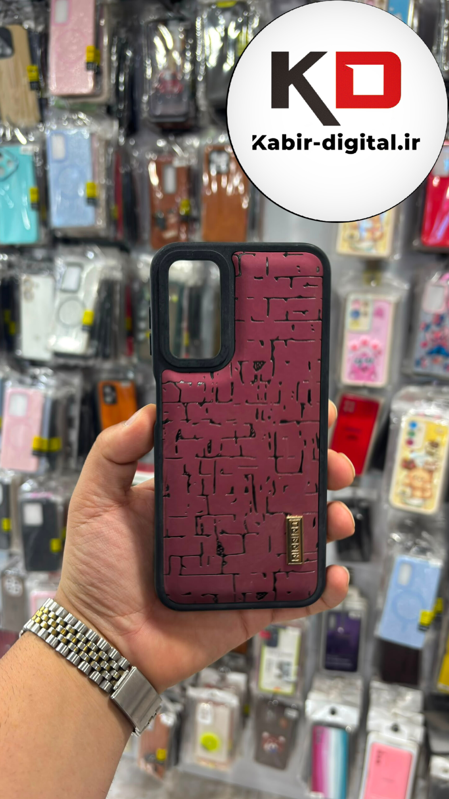 قاب گوشی Galaxy A25 / A15 / A24 سامسونگ سیلیکونی ژله ای طرح پافر محافظ لنز دار قرمز