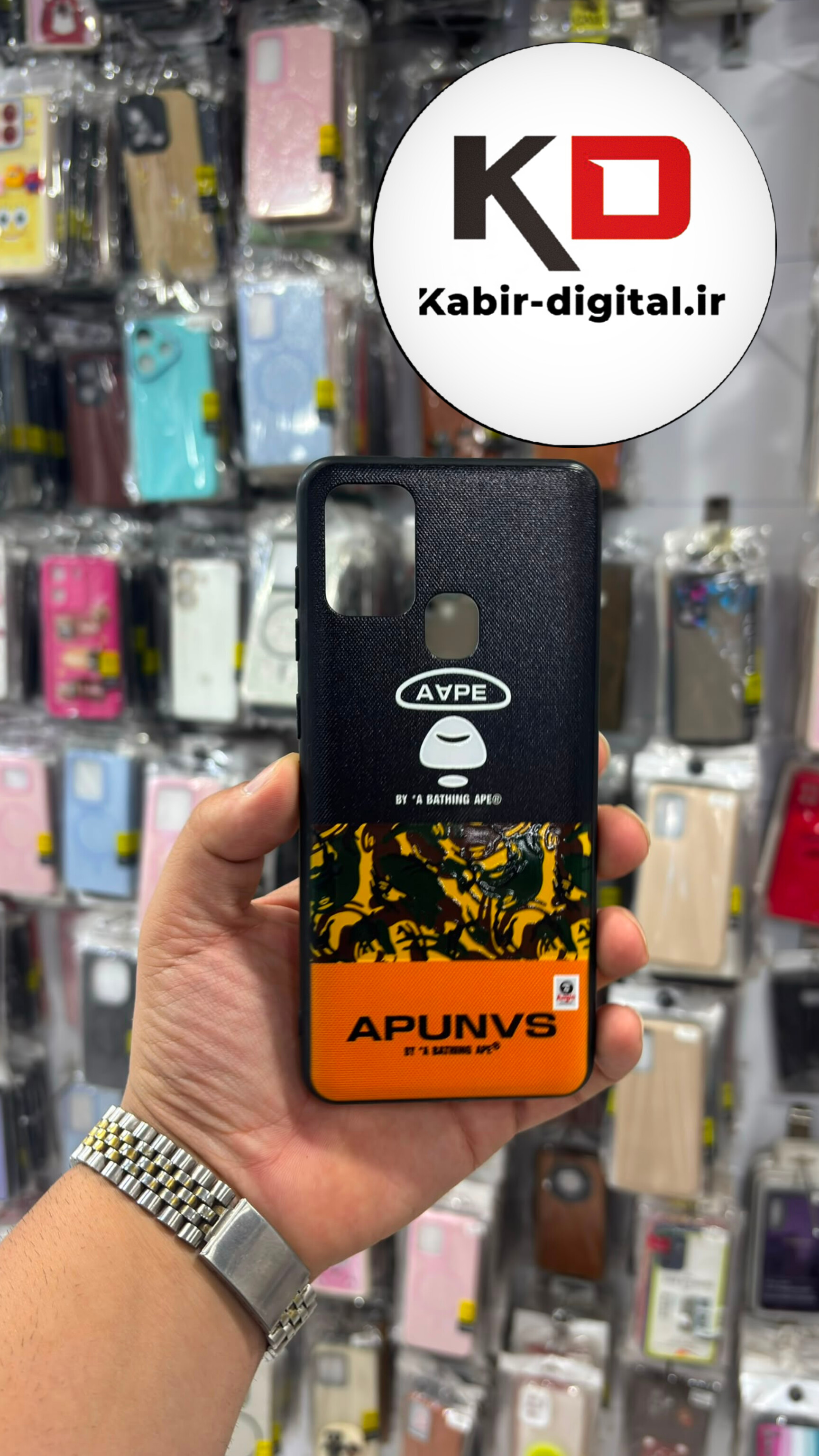 قاب گوشی Galaxy A21s سامسونگ طرح فانتزی سوزنی ساده محافظ لنزدار