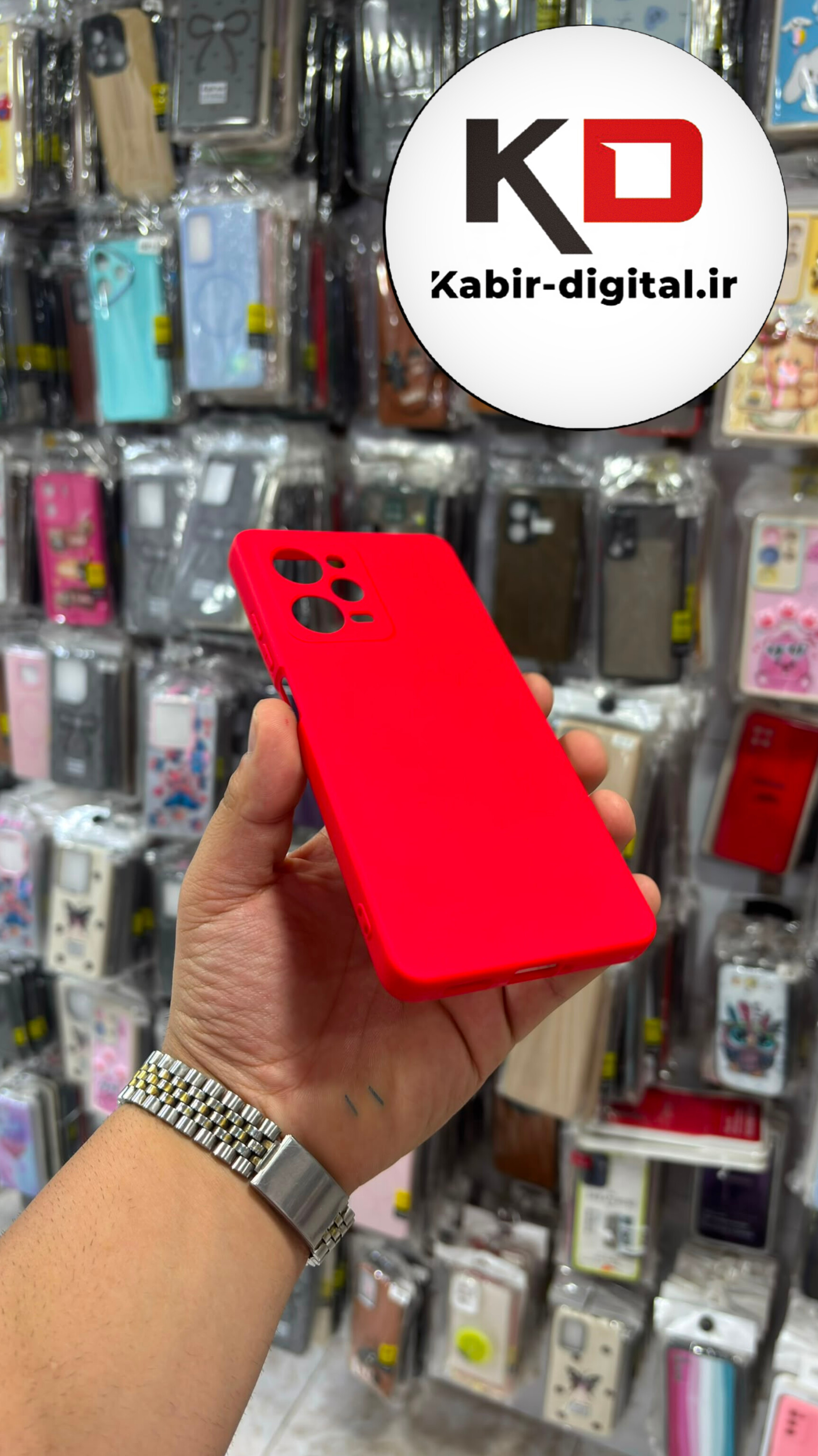 قاب گوشی Redmi Note 12 Pro 5g  / POCO X5 Pro شیائومی  سیلیکونی اورجینال درجه یک زیر بسته داخل پارچه محافظ لنزدار قرمز
