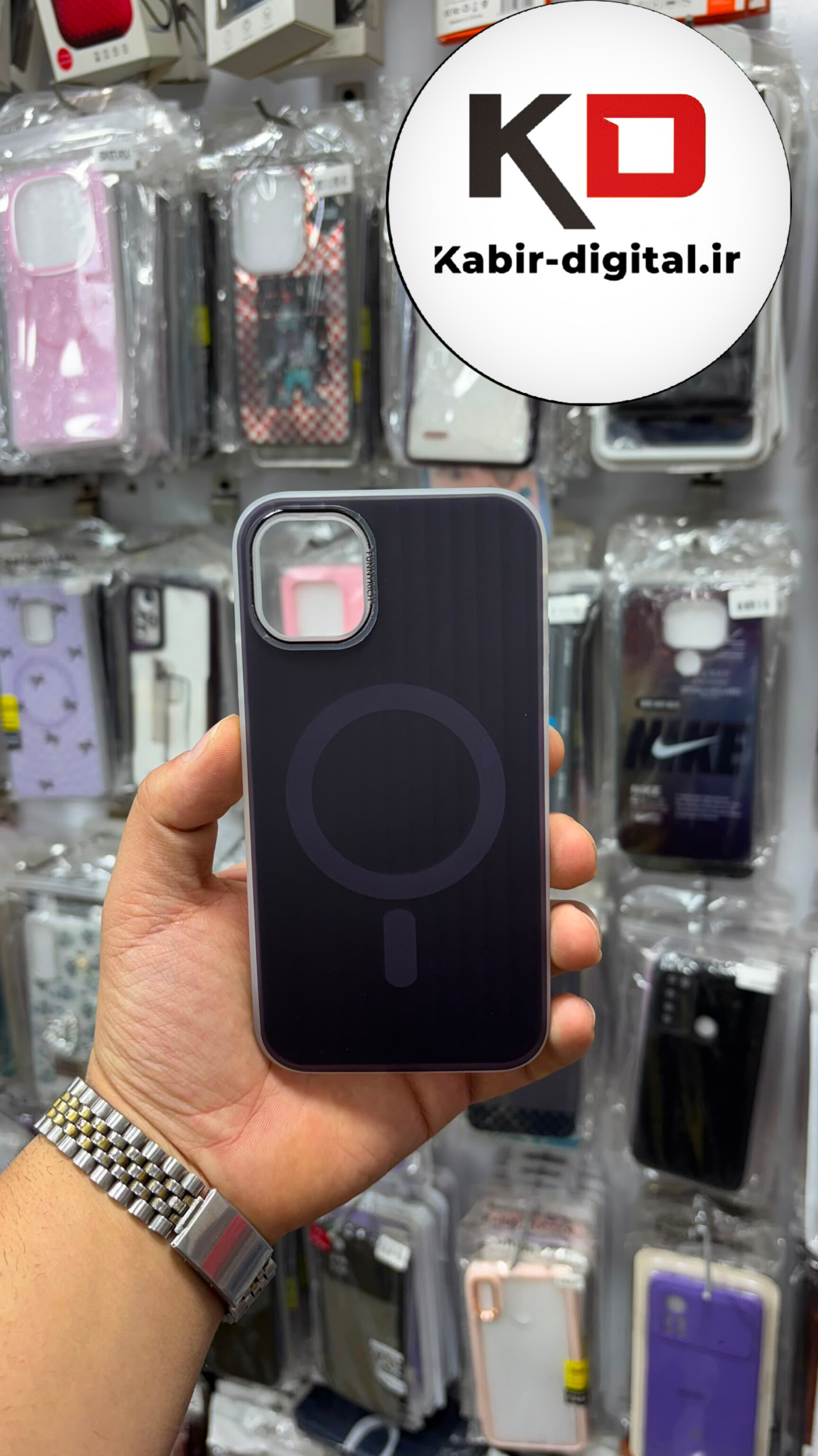 قاب گوشی  iPhone 11 آیفون اورجینال SO COOL سوکول لنز کرومی براق طرح مگ سیف کرکره ایی مشکی