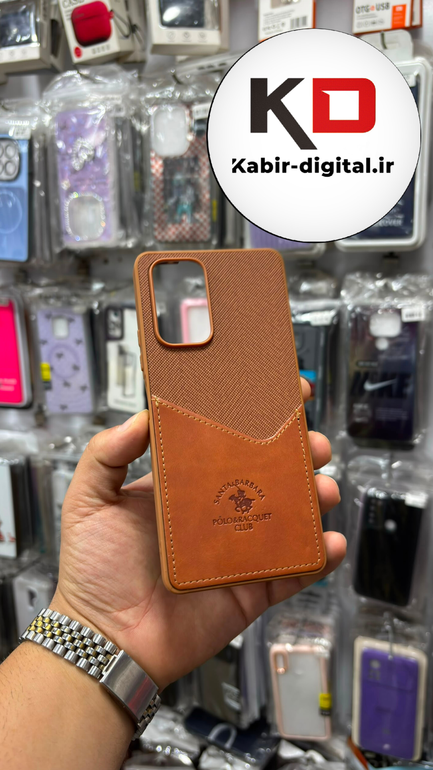 قاب گوشی Redmi Note 10 Pro شیائومی طرح دو تیکه مخمل چرمی کلاسیک HARD چرمی پولو PULO جاکارتی دار چرمی قهوه ایی