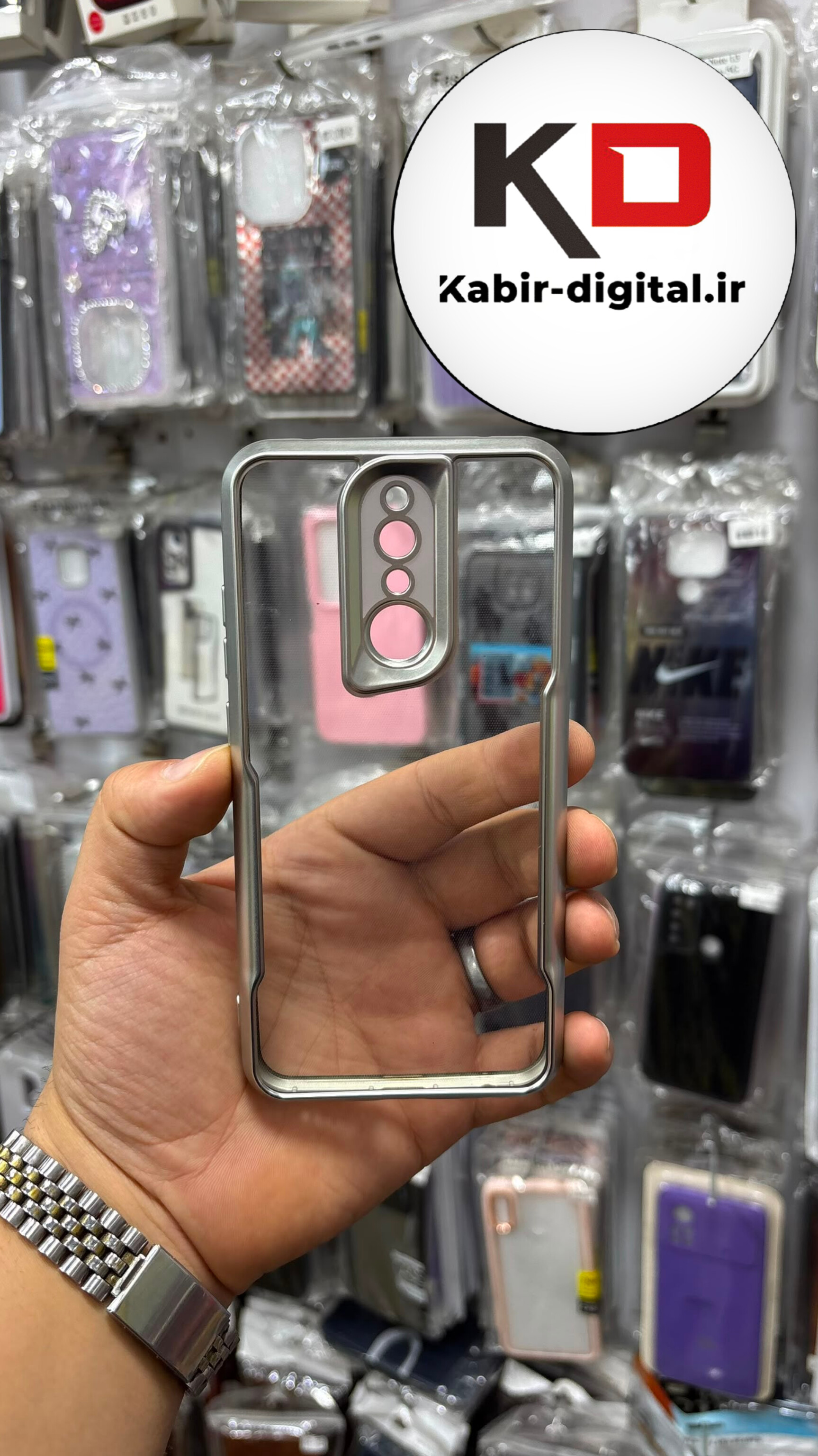 قاب گوشی Redmi 8 / Redmi 8A شیائومی ژله ای New Zone شفاف لاکچری طوسی