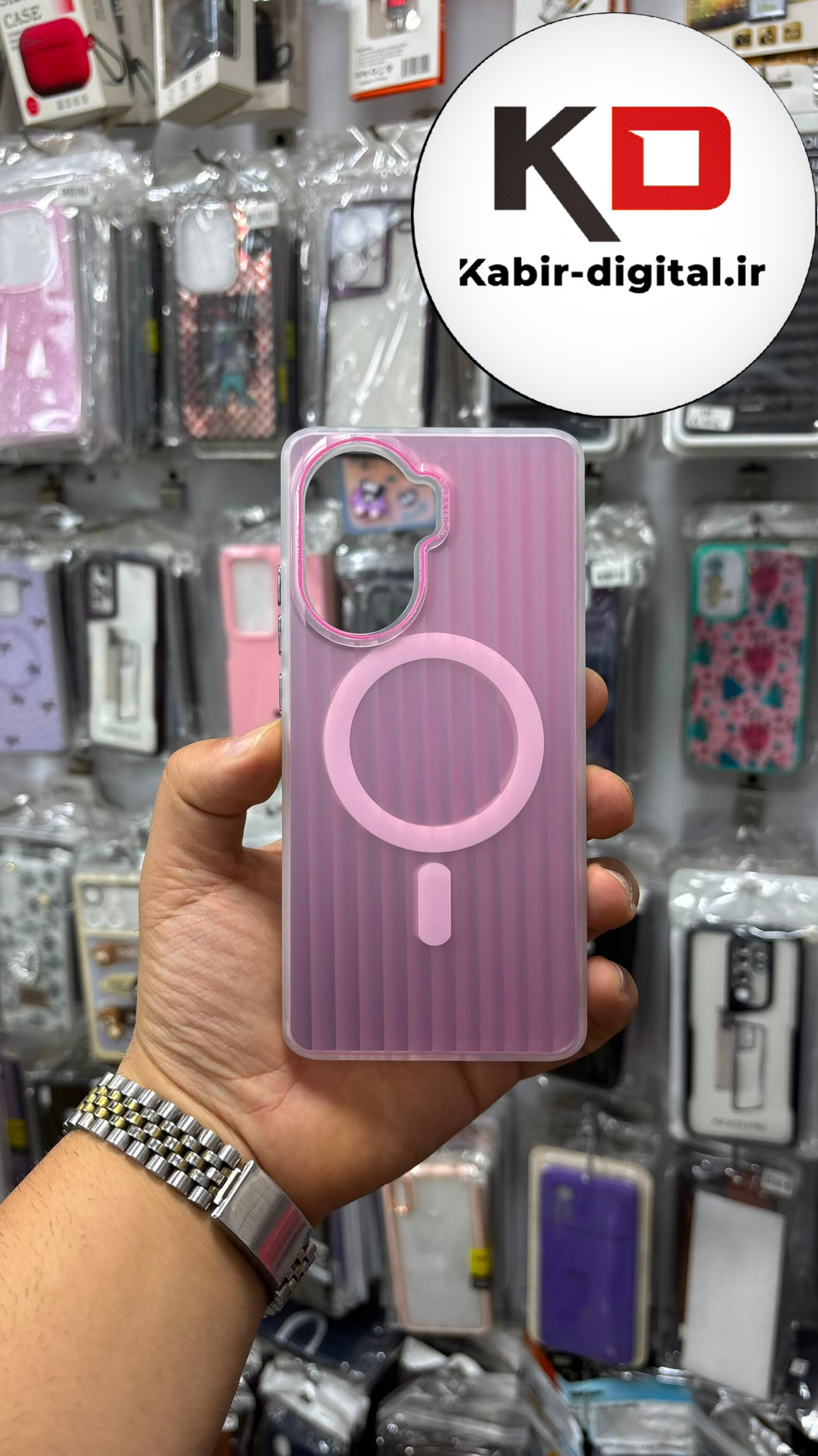 قاب گوشی Redmi Turbo 4 5g  / POCO X7 Pro شیائومی اورجینال SO COOL سوکول لنز کرومی براق طرح مگ سیف کرکره ایی صورتی
