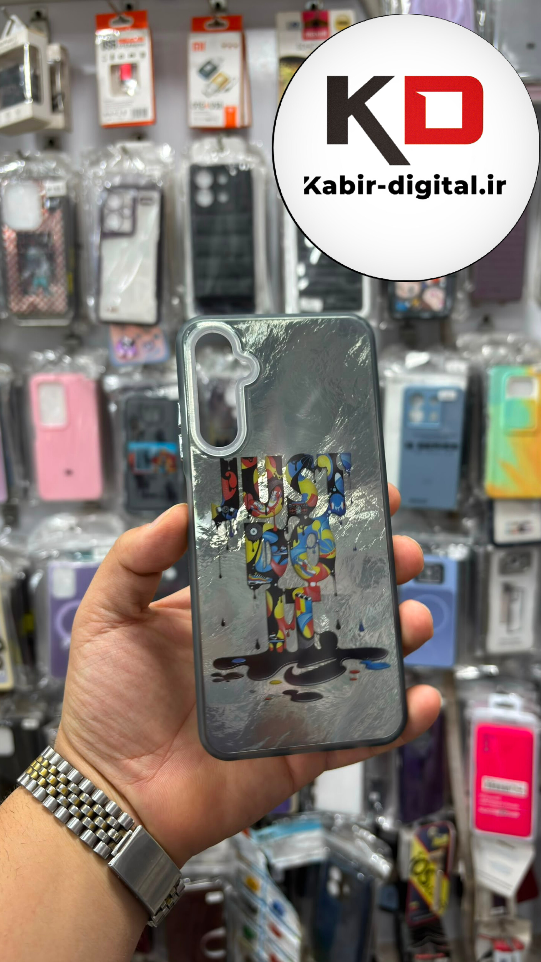 قاب گوشی Galaxy A05s سامسونگ اورجینال SO COOL سوکول لنز کرومی براق طرحدار