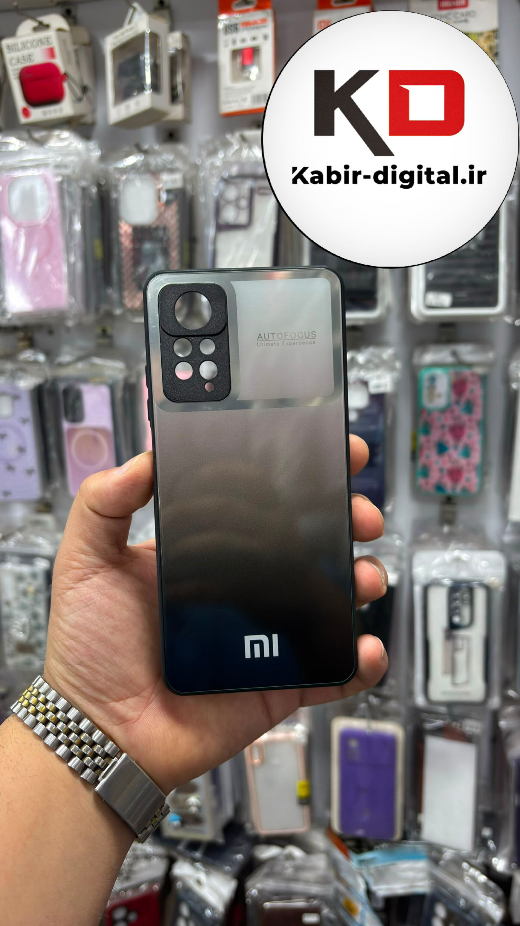 قاب گوشی Redmi Note 11 Pro 4G / Note 12 Pro 4G شیائومی PVD دور سیلیکونی Auto Focus محافظ لنز دار مشکی