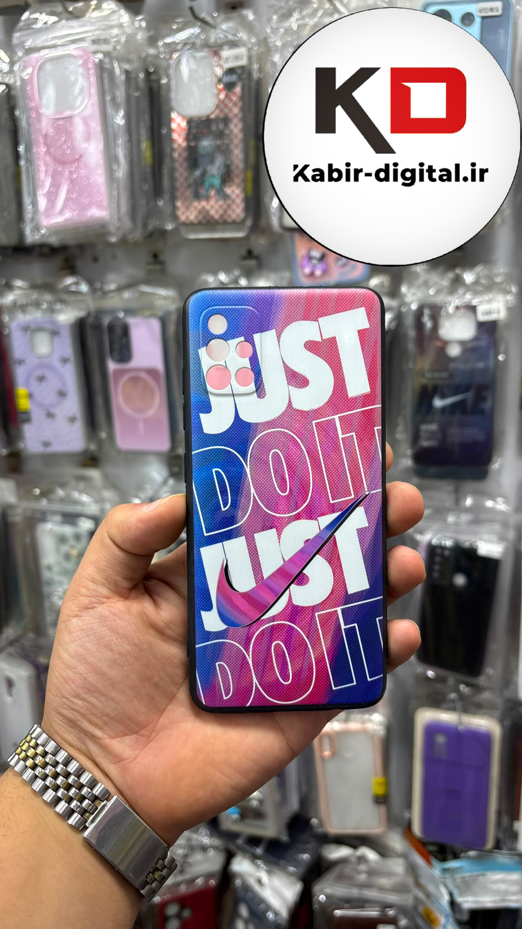قاب گوشی Galaxy A51 سامسونگ طرح فانتزی سوزنی دور سیلیکونی محافظ لنزدار پاپ سوکت