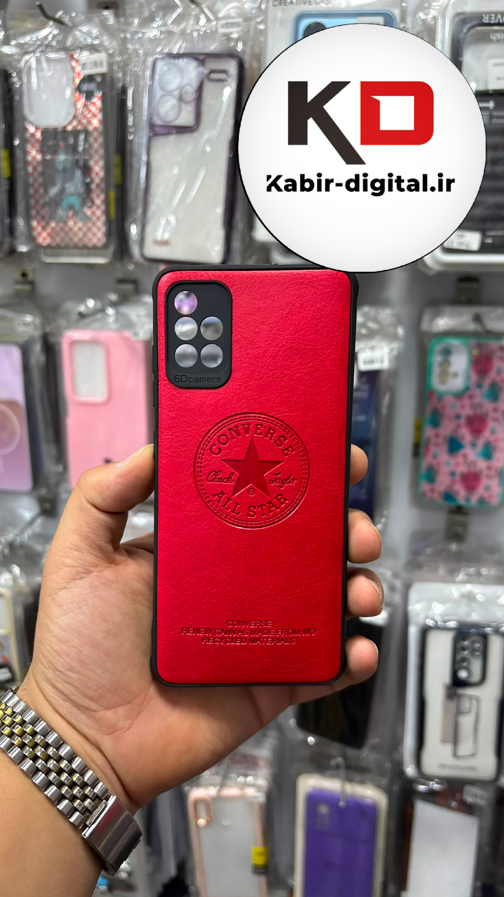 قاب گوشی Galaxy A51سامسونگ سیلیکونی طرح چرمی ژله ایی محافظ لنزدار