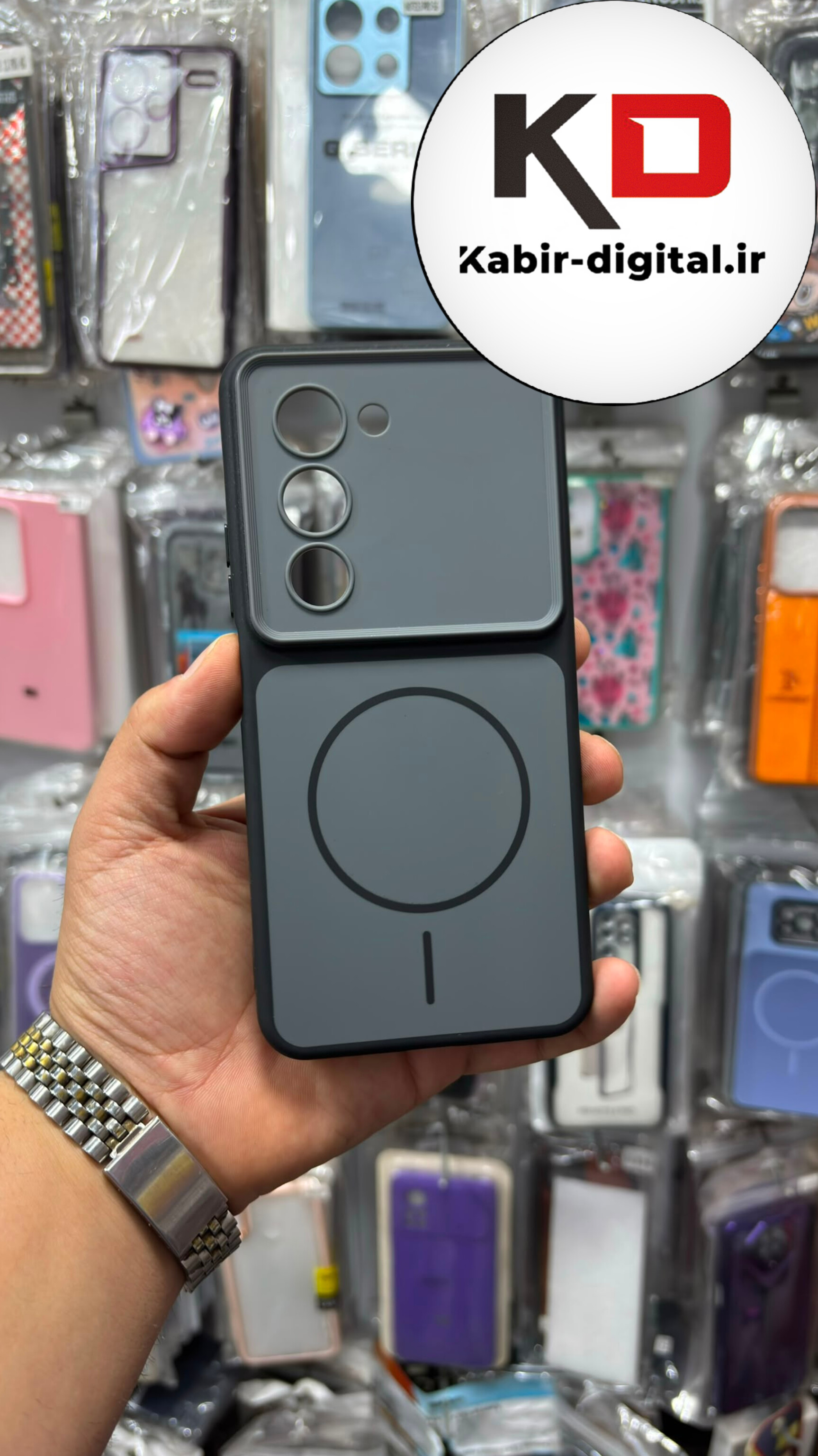 قاب گوشی Redmi 15 5G شیائومی مات NEW PVD سیلیکونی اورجینال محافظ لنزدار طرح مگ سیف طوسی