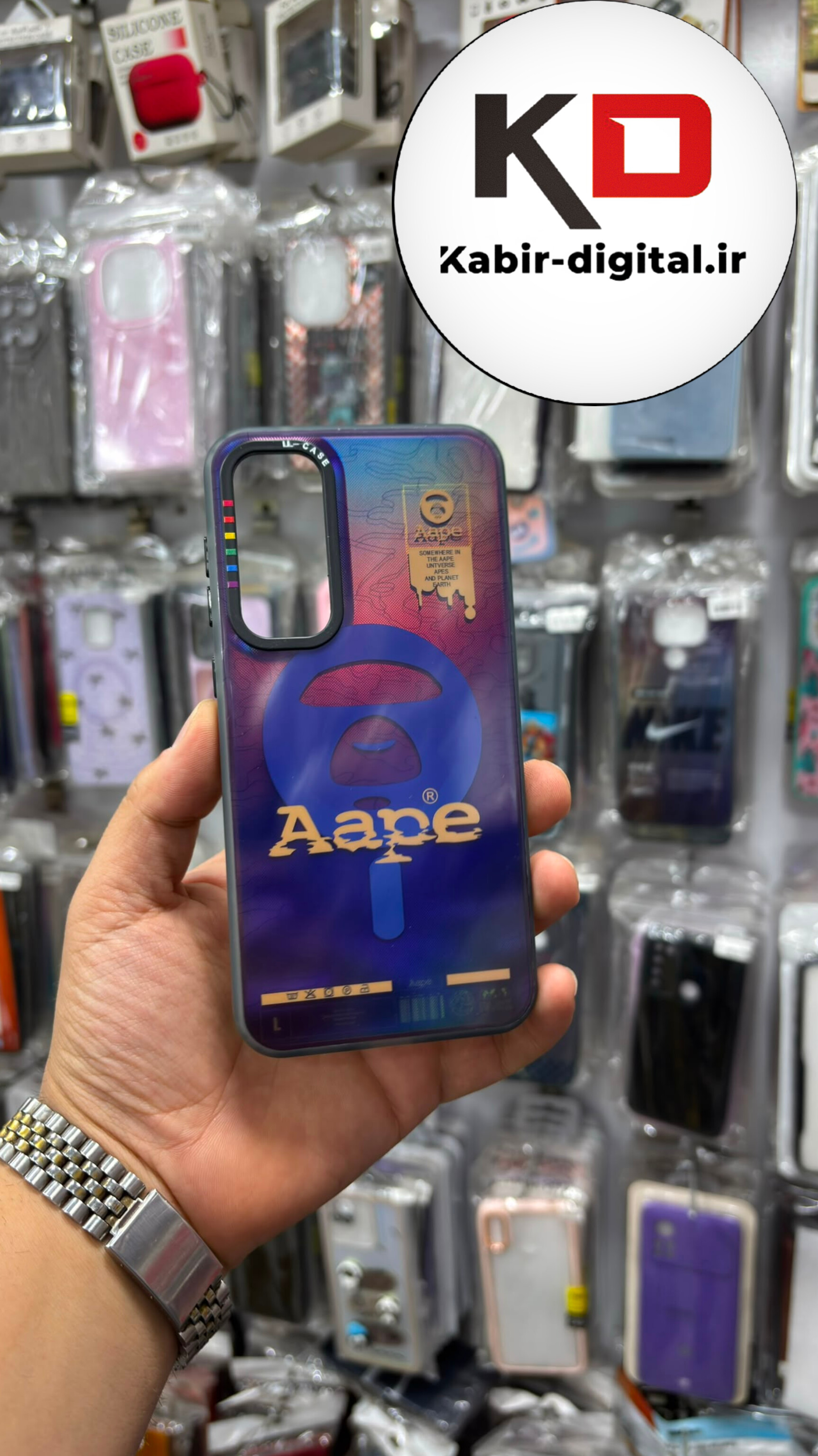 قاب گوشی Galaxy S23 FE سامسونگ  So CooL سوکول اورجینال فانتزی دور مات دکمه کرومی