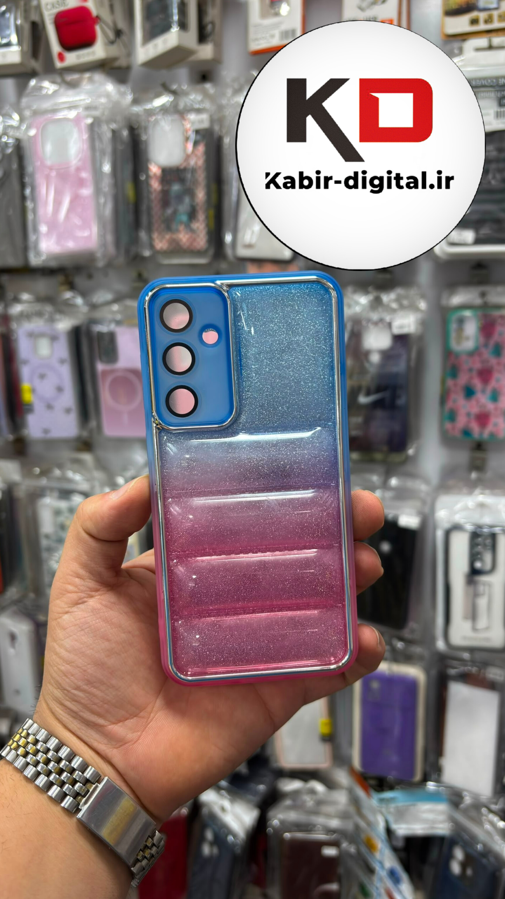 قاب گوشی Galaxy S23 FE سامسونگ سیلیکونی اورجینال پافر ژله ایی اکلیلی لنز متال محافظ لنزدار