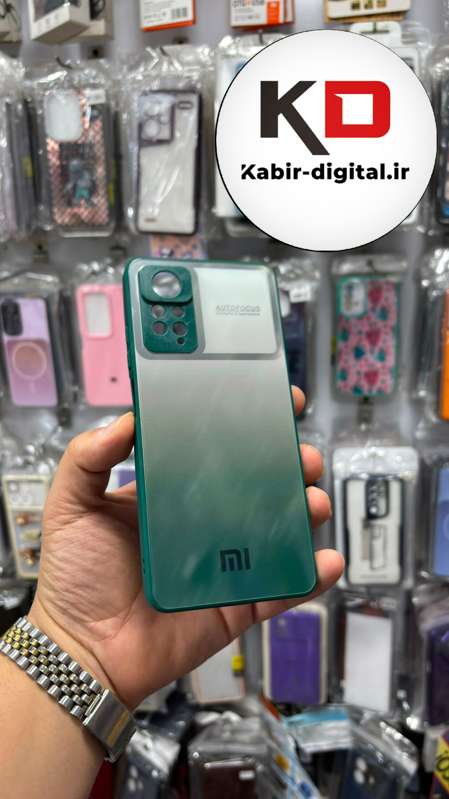 قاب گوشی Redmi Note 11 Pro 4G / Note 12 Pro 4G شیائومی PVD دور سیلیکونی Auto Focus محافظ لنز دار سبز