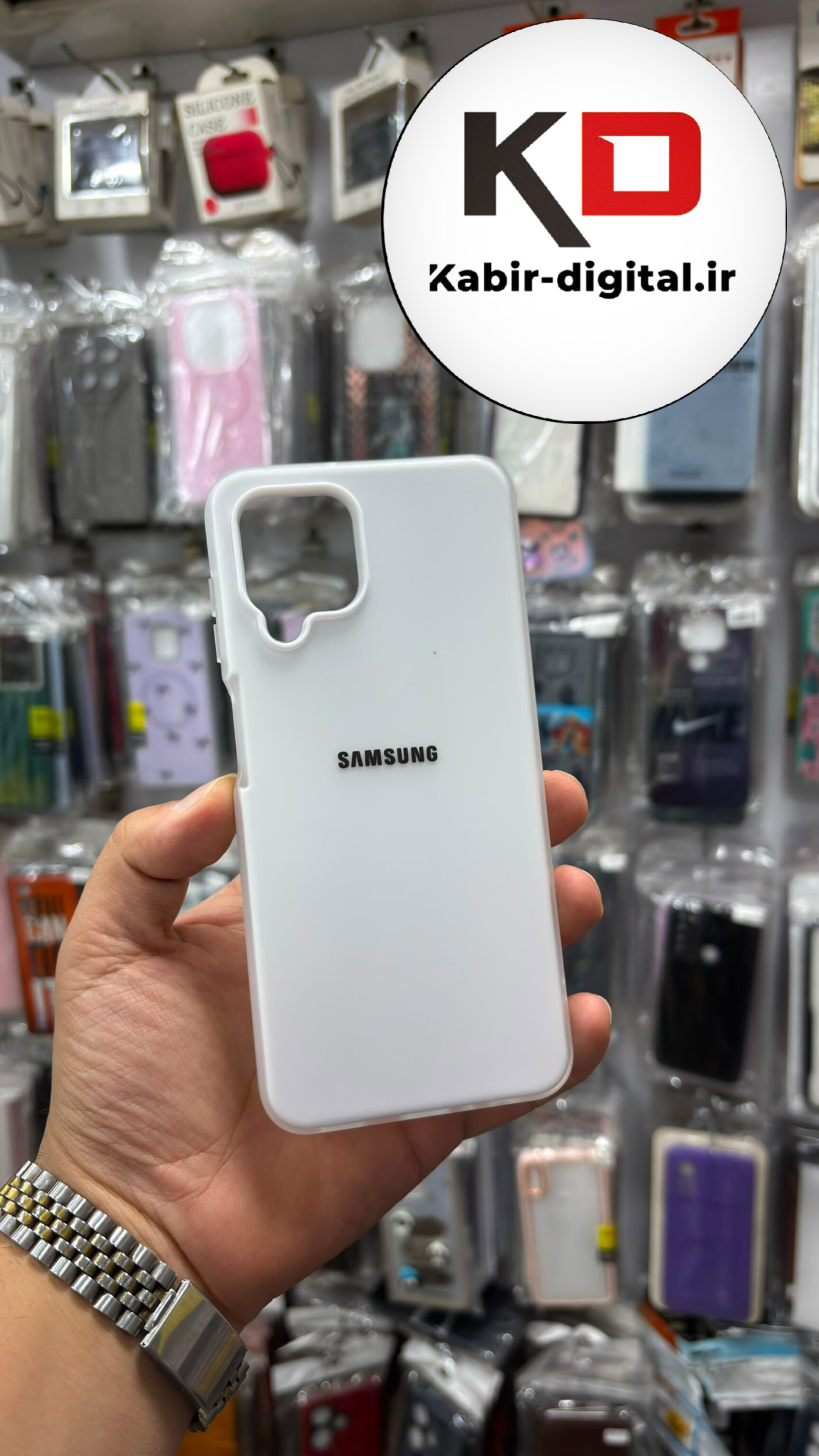 قاب گوشی Galaxy A22 4 G / M32 سامسونگ Pastel Case پاستلی لوگو دار ضد ضربه لنز برجسته سفید