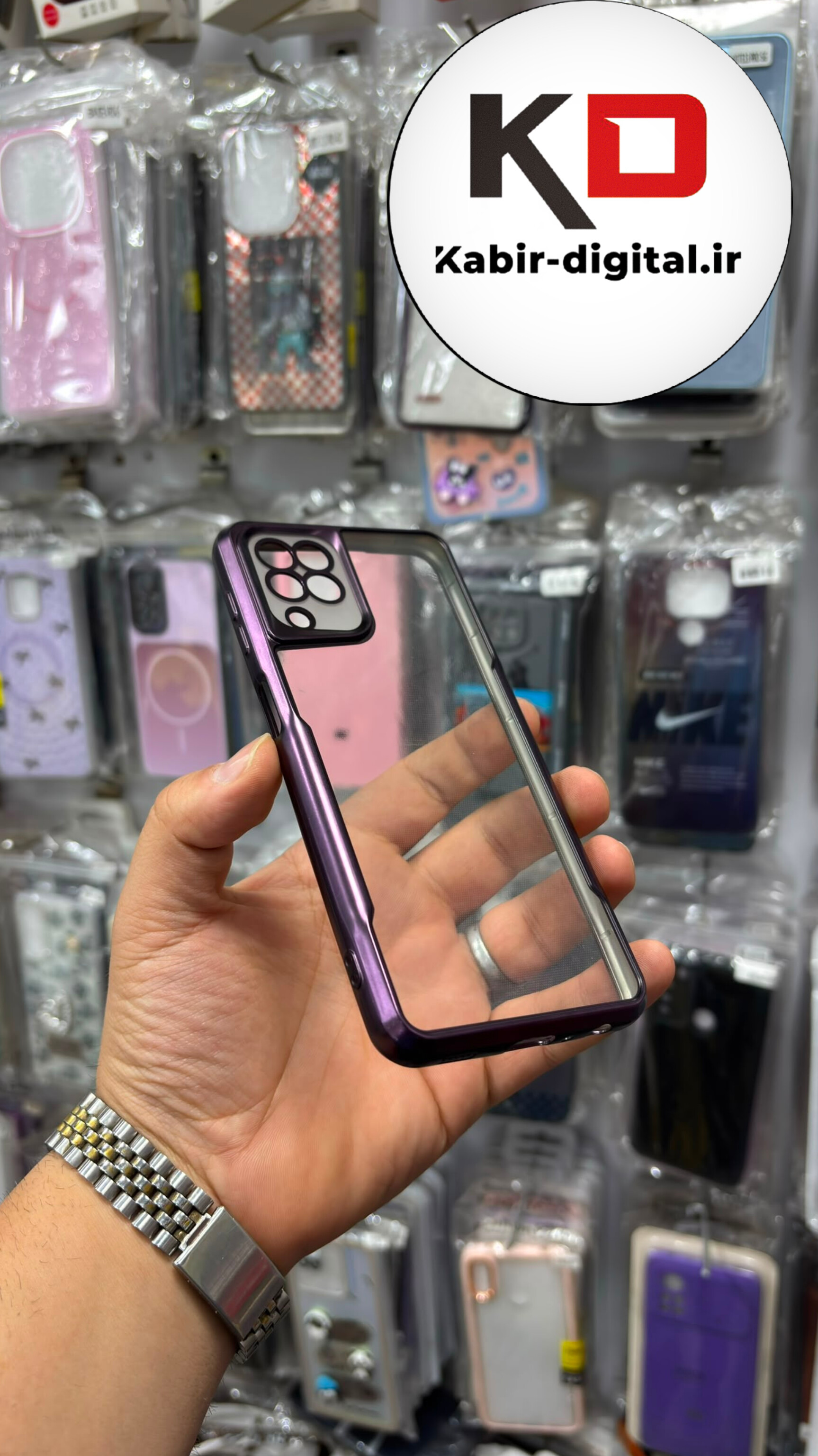قاب گوشی Galaxy A22 4G / M32 سامسونگ  ژله ای New Zone شفاف لاکچری بنفش