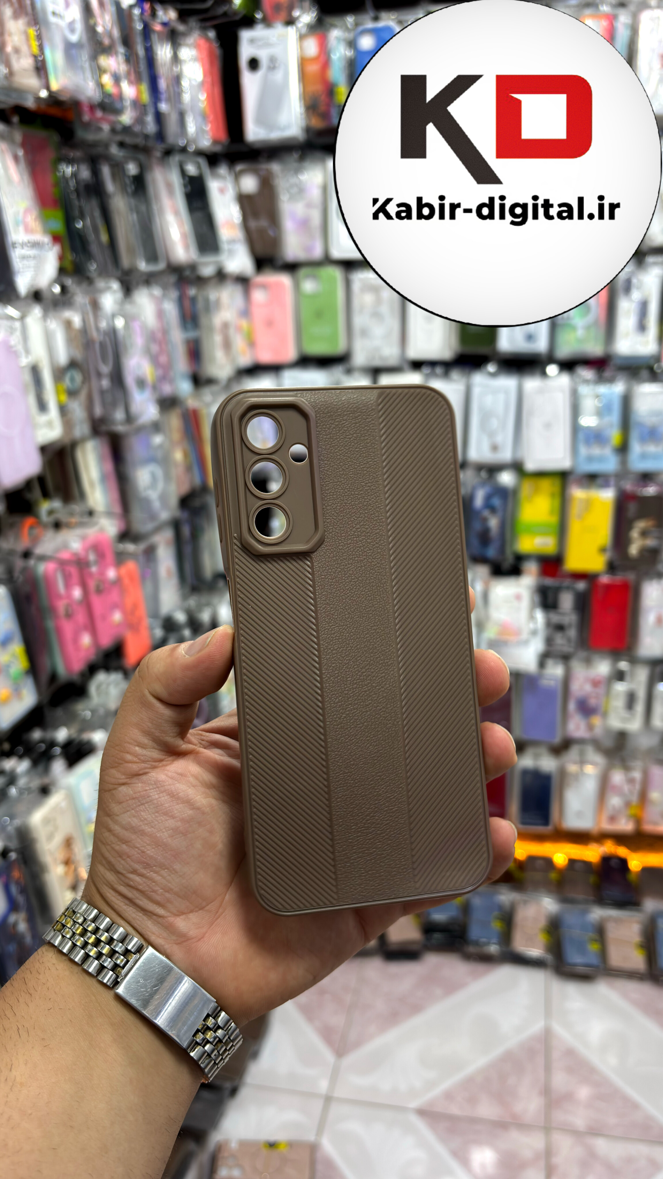 قاب گوشی Galaxy A16 سامسونگ Carbon Case سیلیکونی ایربگ دار ضد ضربه طرح کربن محافظ لنز دار