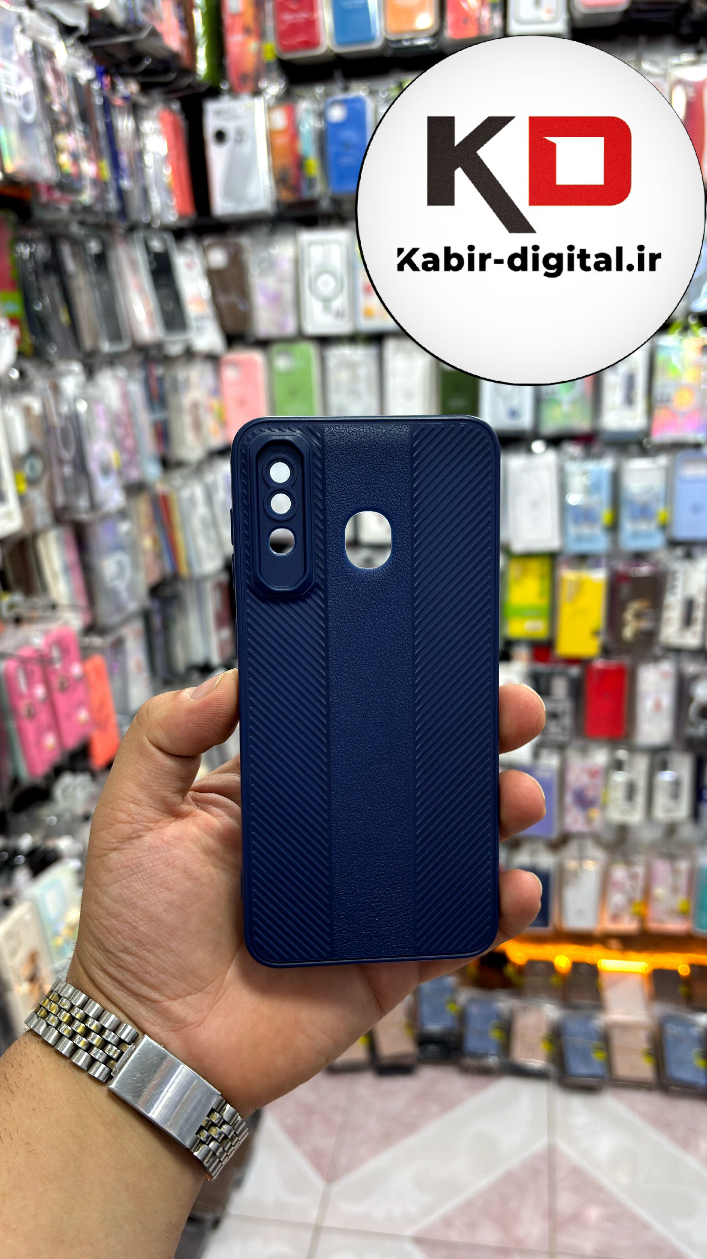 قاب گوشی Galaxy A20 سامسونگ Carbon Case سیلیکونی ایربگ دار ضد ضربه طرح کربن محافظ لنز دار