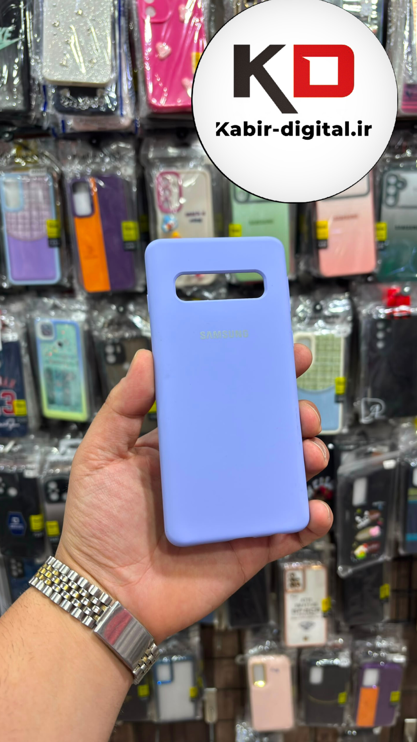 قاب گوشی Galaxy S10سامسونگ  سیلیکونی اورجینال درجه یک داخل پارچه محافظ لنز دار یاسی