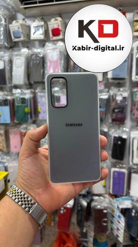 قاب گوشی Galaxy S20 FE سامسونگ Pastel Case پاستلی لوگو دار ضد ضربه لنز برجسته مشکی